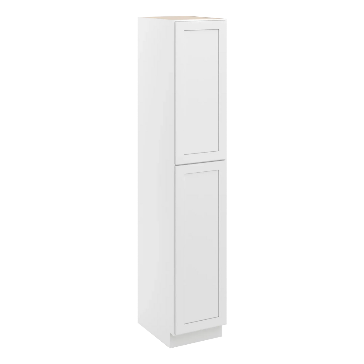 cnc luxor white 18 w x 24 d x 96 h single door utility cabinet