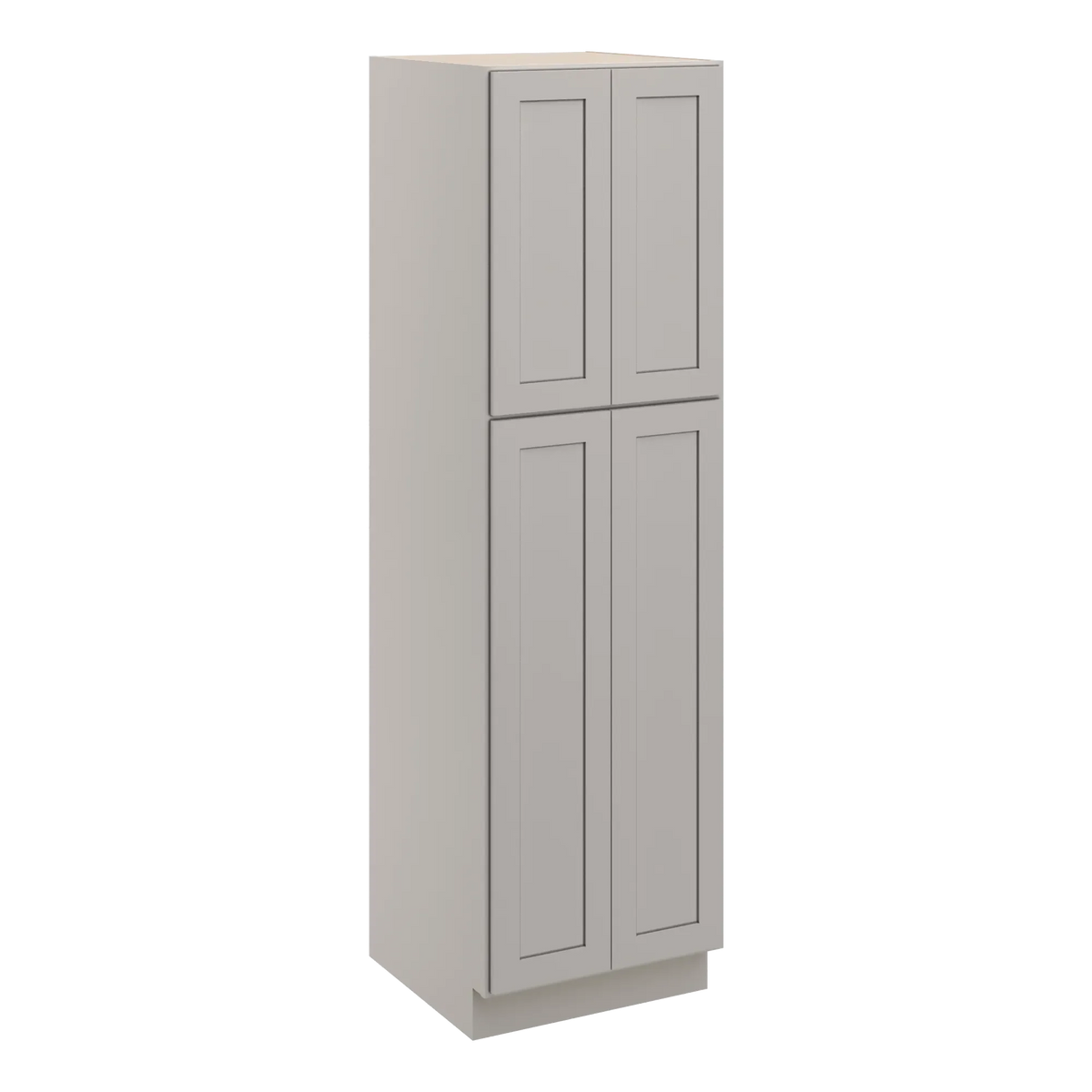 cnc luxor misty grey 24 w x 24 d x 84 h double door utility cabinet