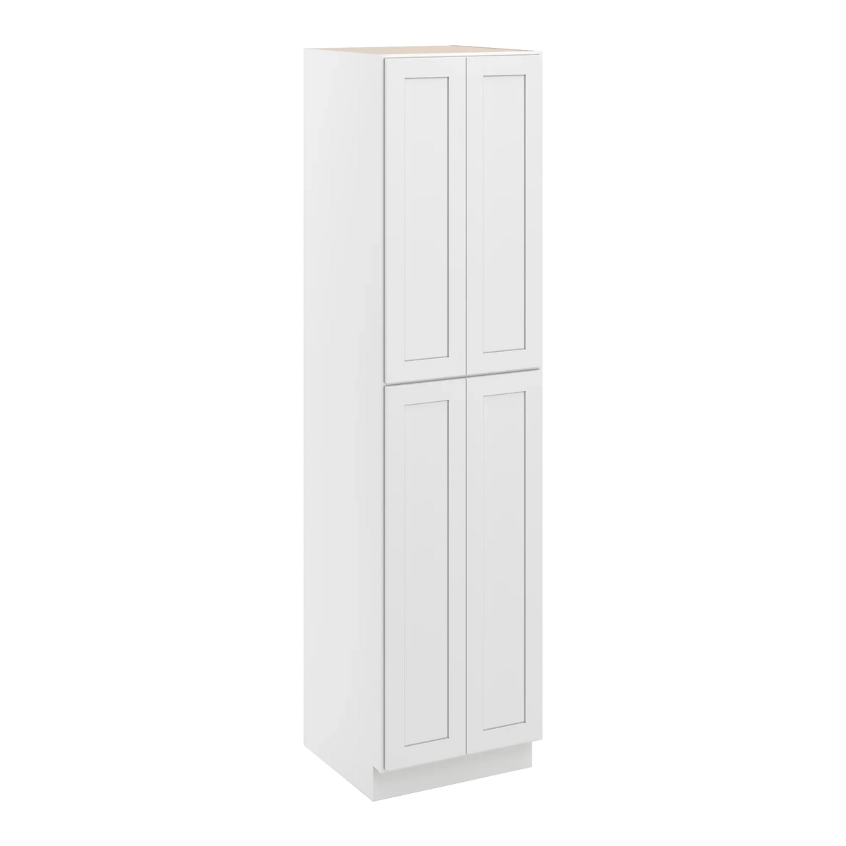 cnc luxor white 24 w x 24 d x 96 h double door utility cabinet