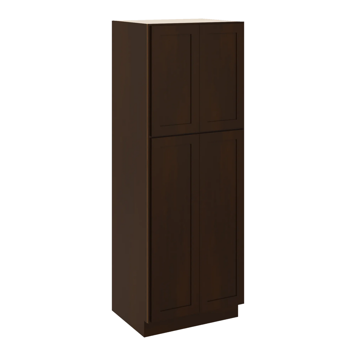 CNC Luxor 5-Piece Espresso 30" W X 24" D X 84" H Double Door Utility Cabinet