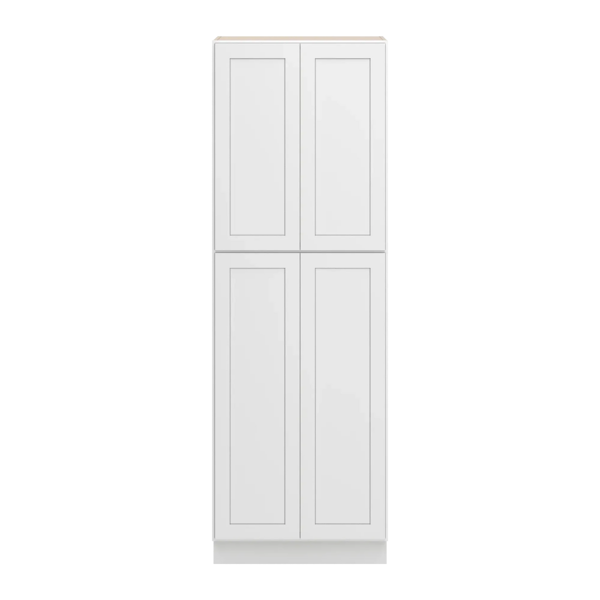 cnc luxor white 30 w x 24 d x 90 h double door utility cabinet