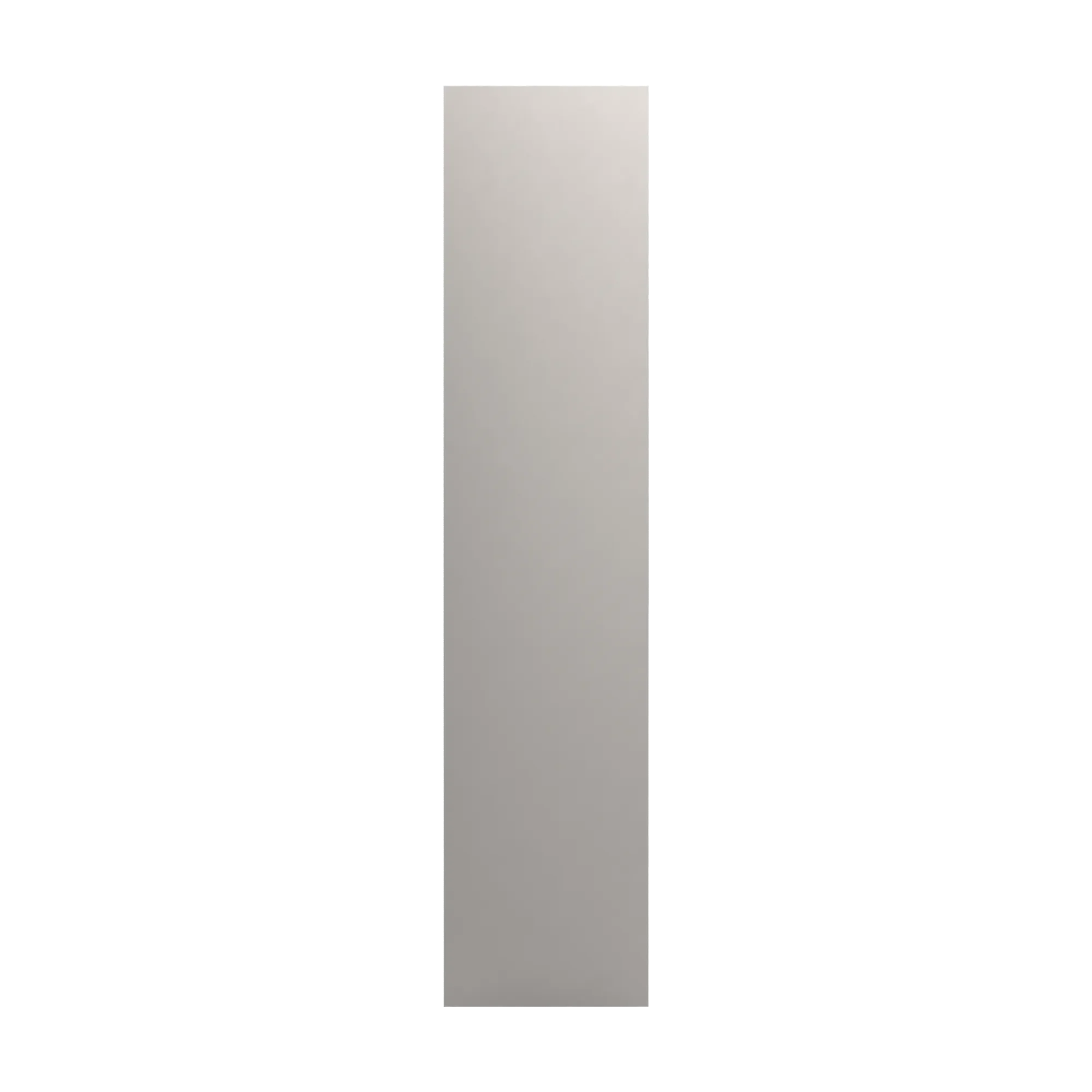 cnc luxor 5 piece misty grey 3 4 w x 108 h x 24 d refrigerator end panel