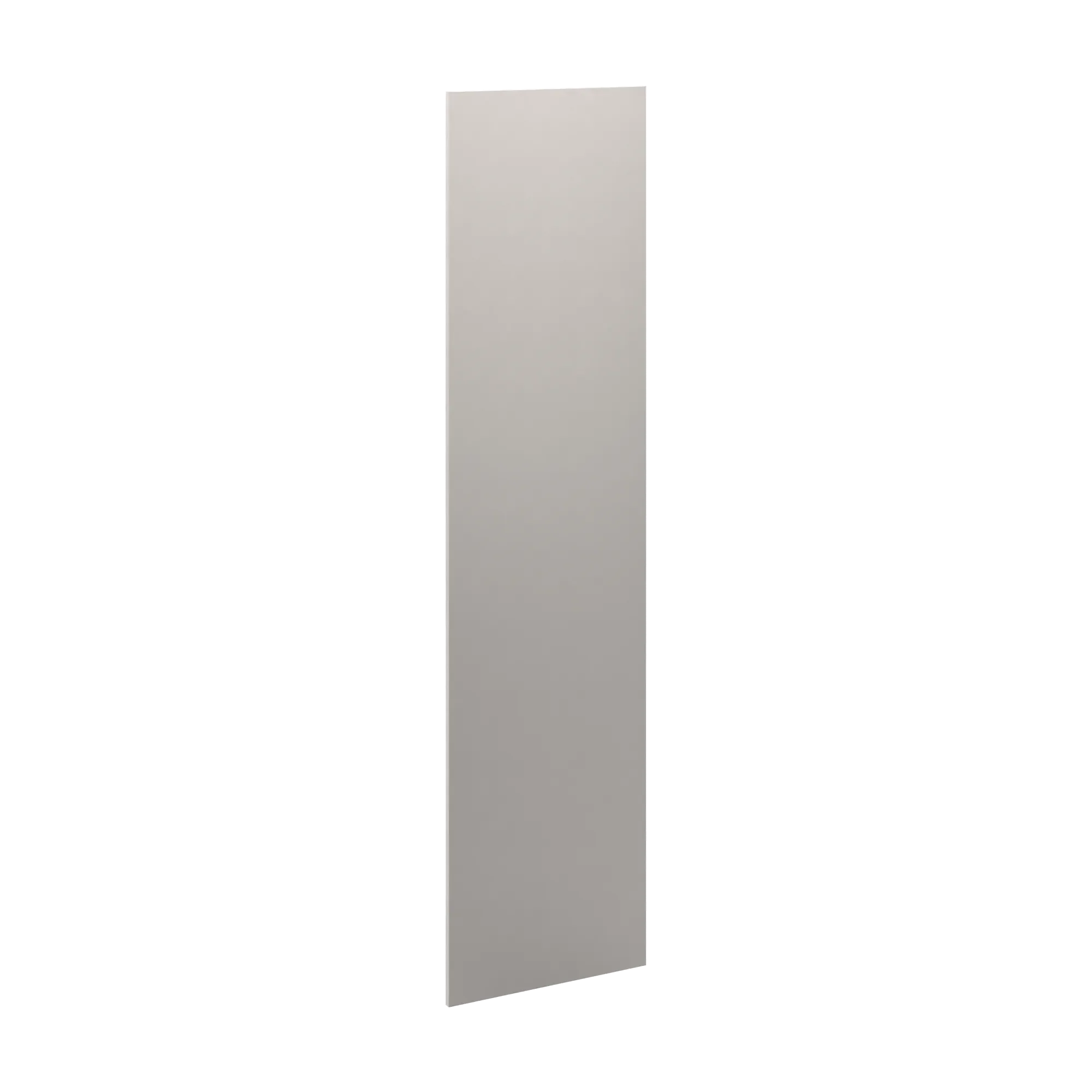 cnc luxor 5 piece misty grey 3 4 w x 96 h x 24 d refrigerator end panel