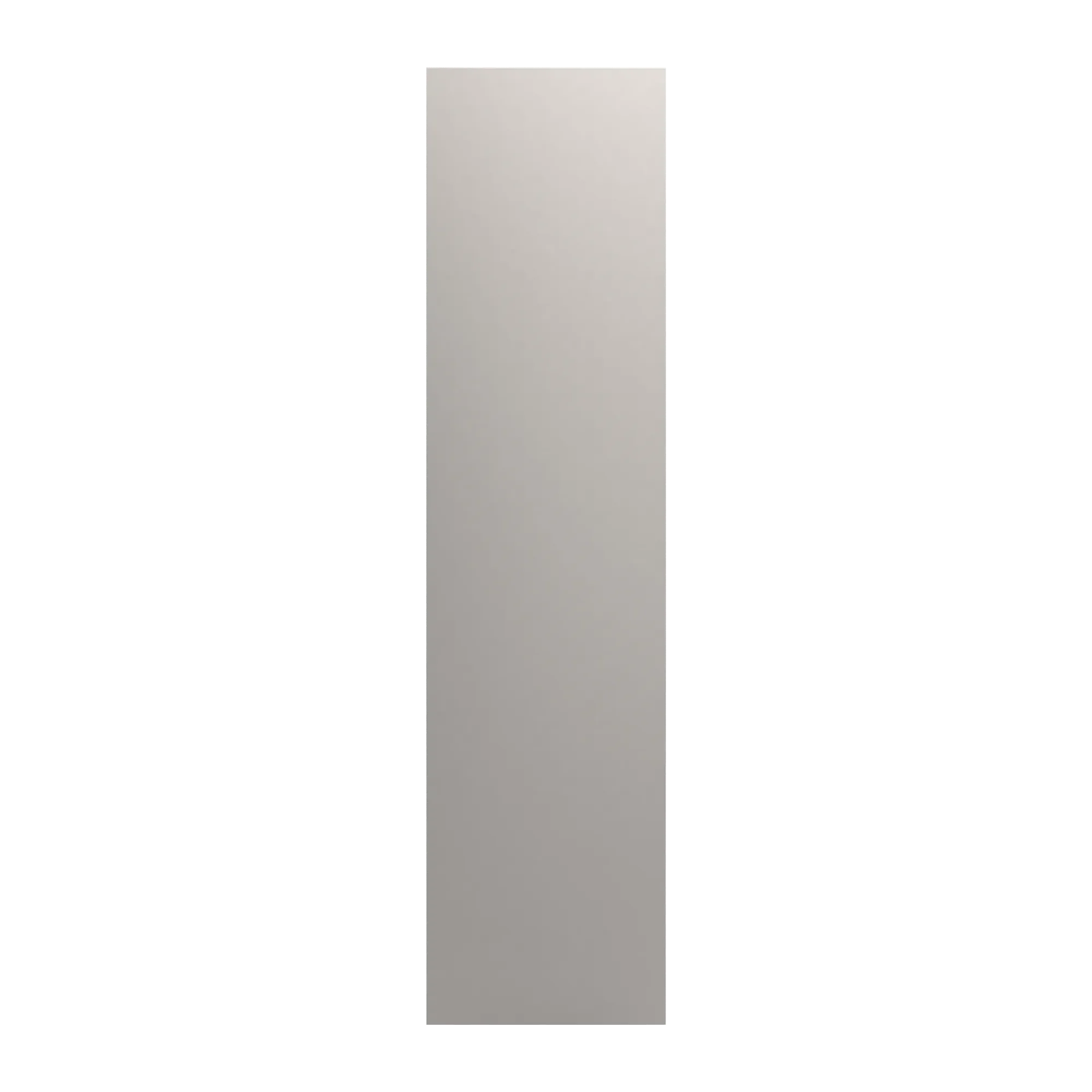 cnc luxor 5 piece misty grey 3 4 w x 120 h x 30 d refrigerator end panel