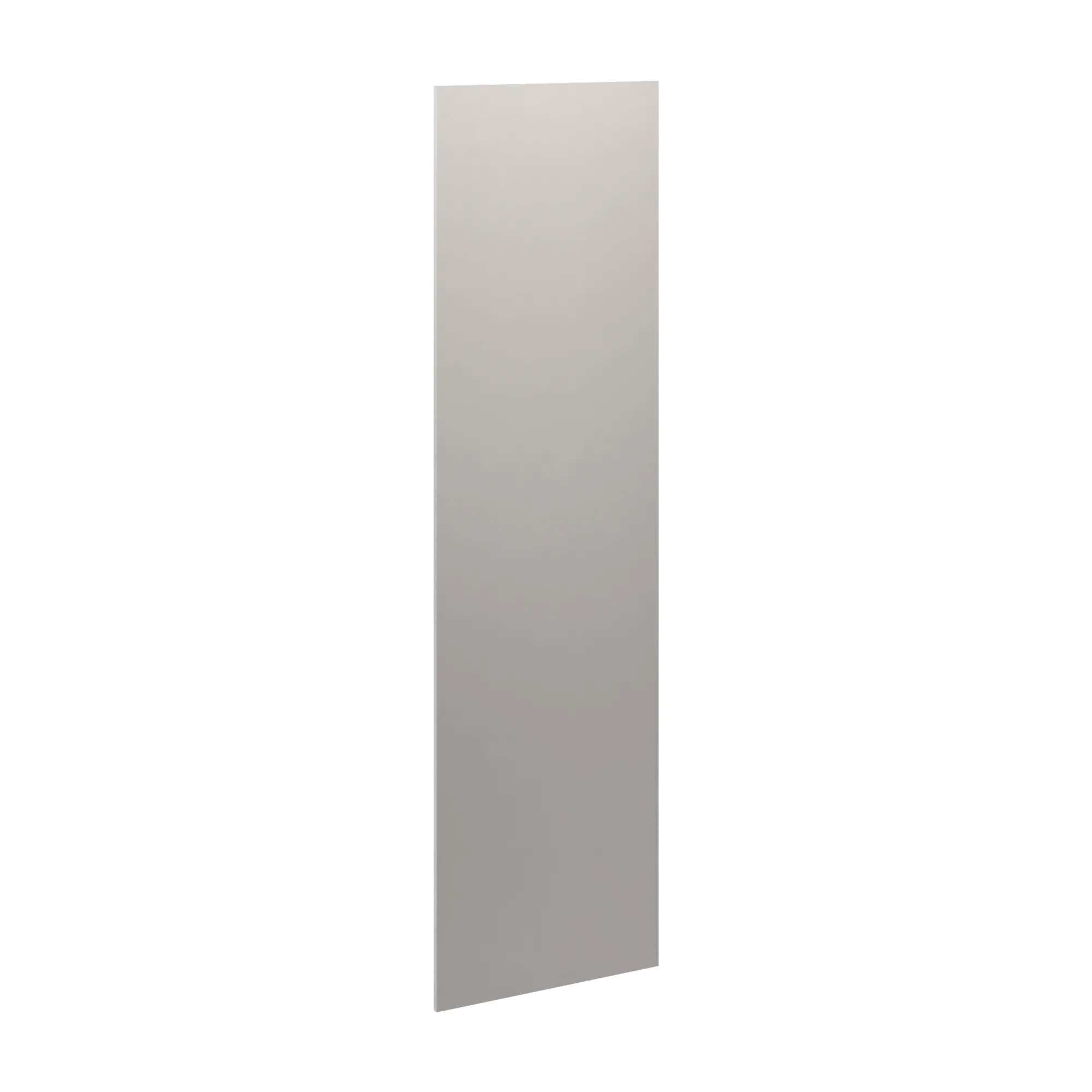 cnc luxor 5 piece misty grey 3 4 w x 108 h x 30 d refrigerator end panel