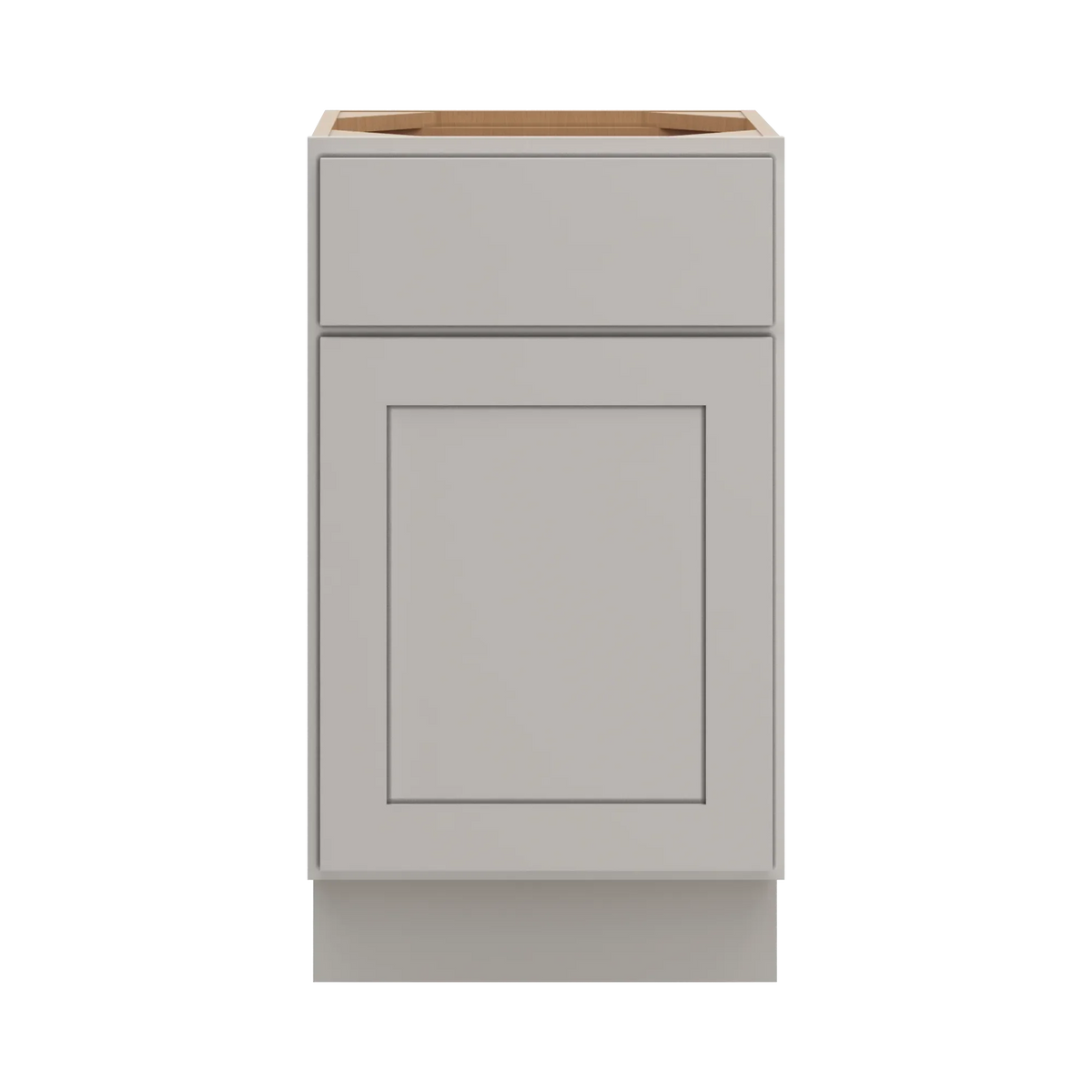 cnc luxor misty grey 18 w single door vanity sink base cabinet