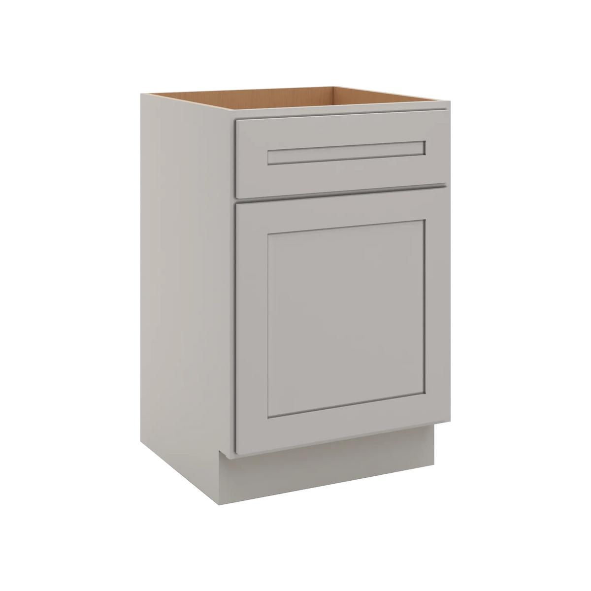 CNC Luxor 5-Piece Misty Grey 21" W Double Door Vanity Sink Base Cabinet
