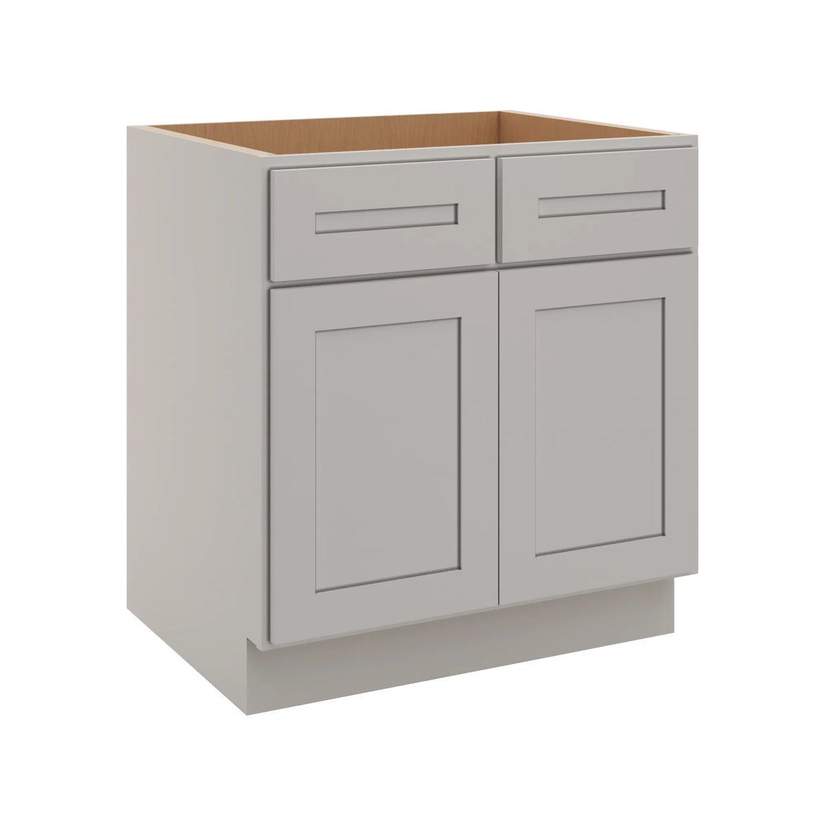CNC Luxor 5-Piece Misty Grey 33" W Removable Vanity Base Cabinet
