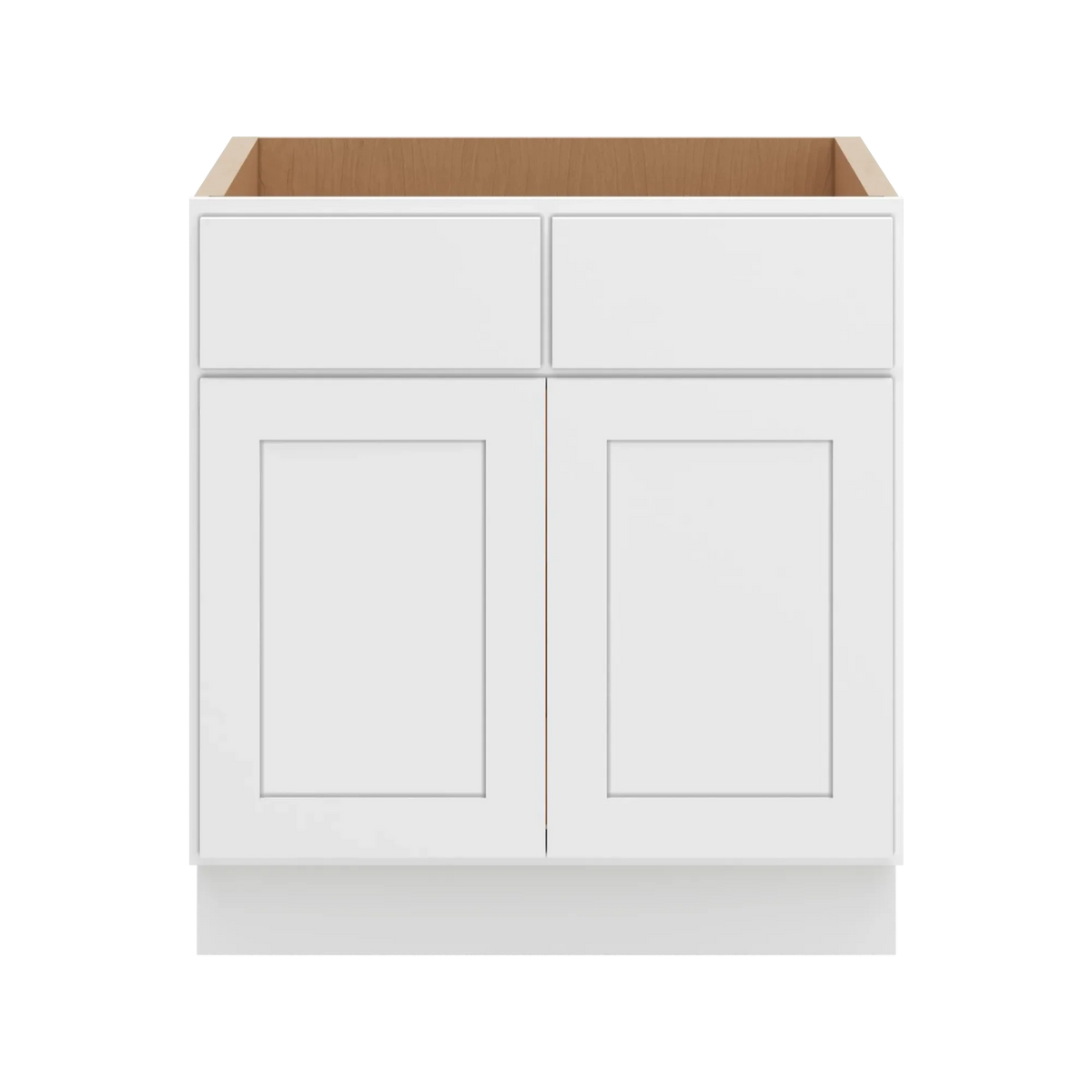 cnc luxor white 30 w removable vanity base cabinet
