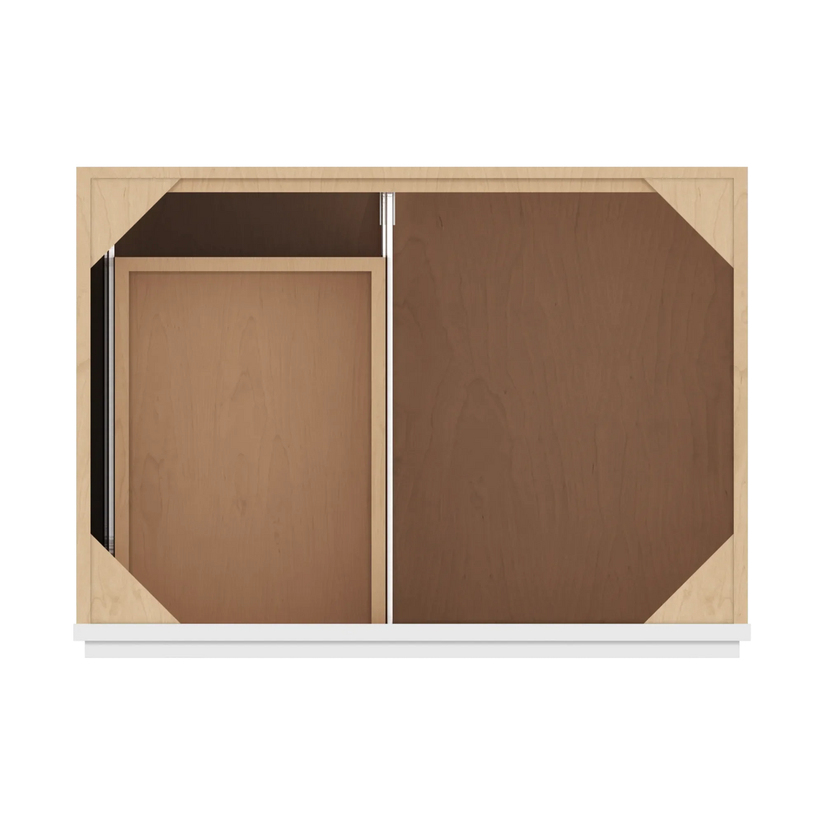 cnc luxor white 30 w single door 2 drawers left vanity sink base cabinet