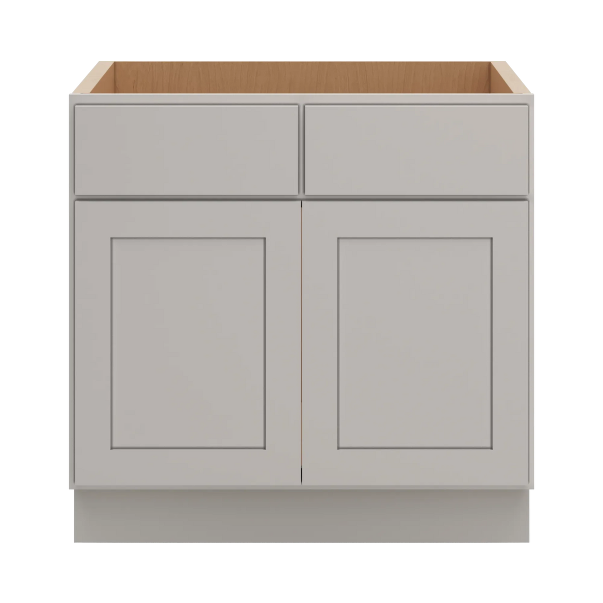 cnc luxor misty grey 33 w removable vanity base cabinet