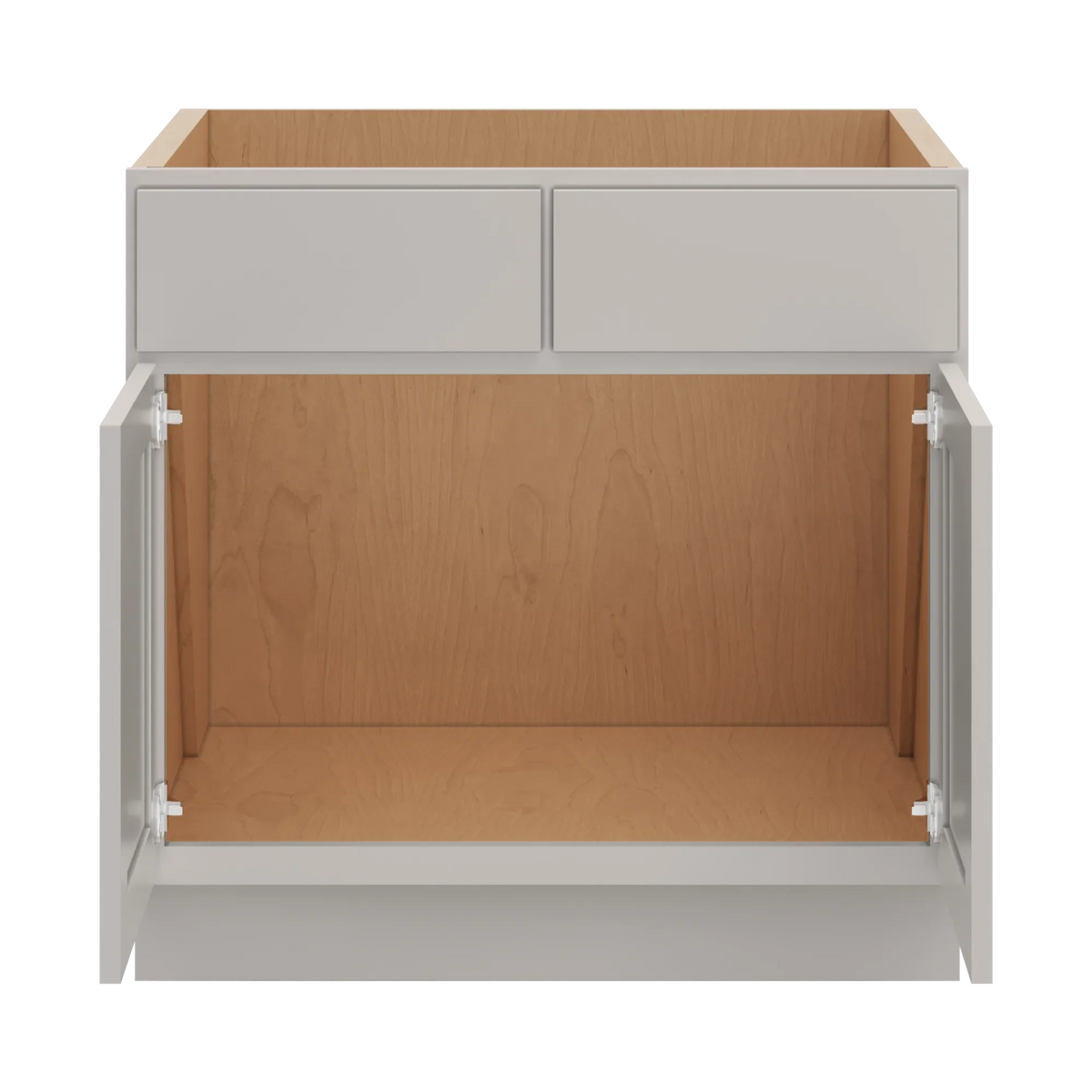 cnc luxor misty grey 33 w removable vanity base cabinet