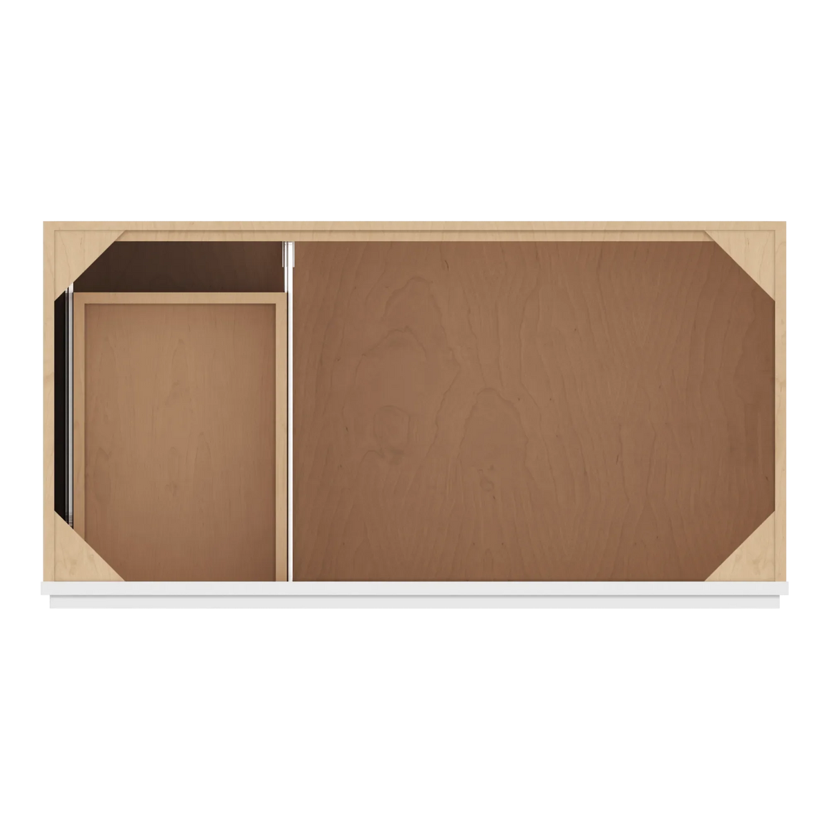cnc luxor white 42 w double door 2 drawers left vanity sink base cabinet
