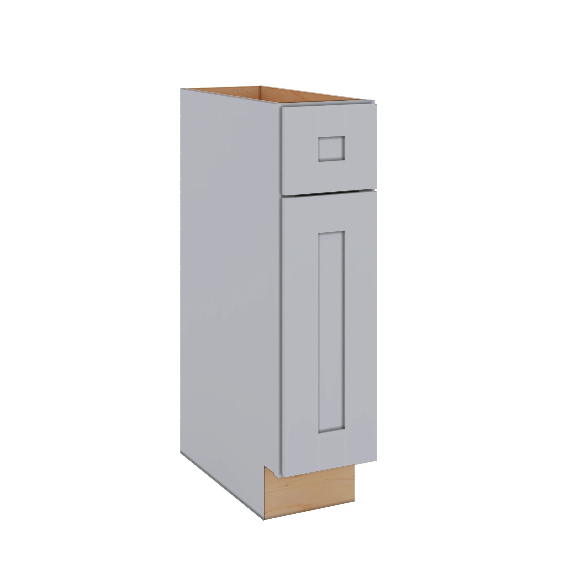 Modernform Cabinet Grey Shaker 09" W X 34 1/2" H X 21" D Base 1 Door/1 Drawer
