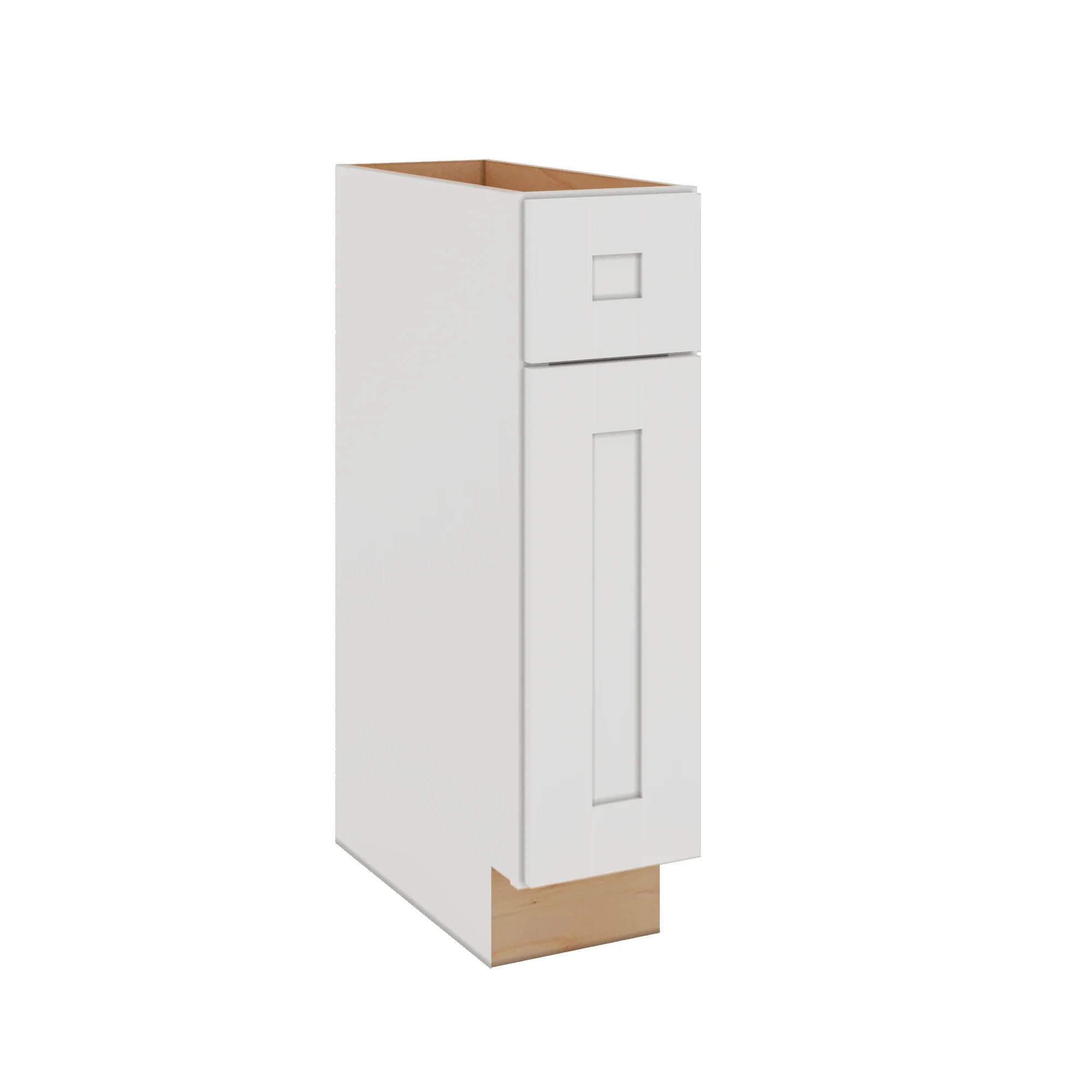 Modernform Cabinet White Shaker 09" W X 34 1/2" H X 21" D Base 1 Door/1 Drawer