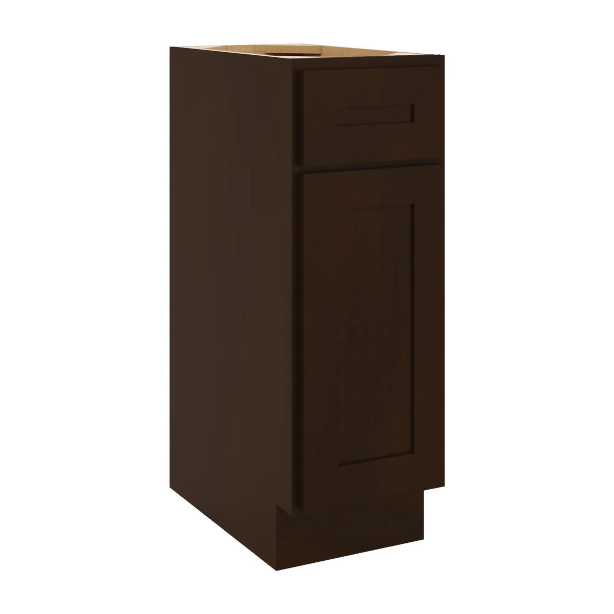 CNC Luxor 5-Piece Espresso 12" W Single Door Vanity Base Cabinet