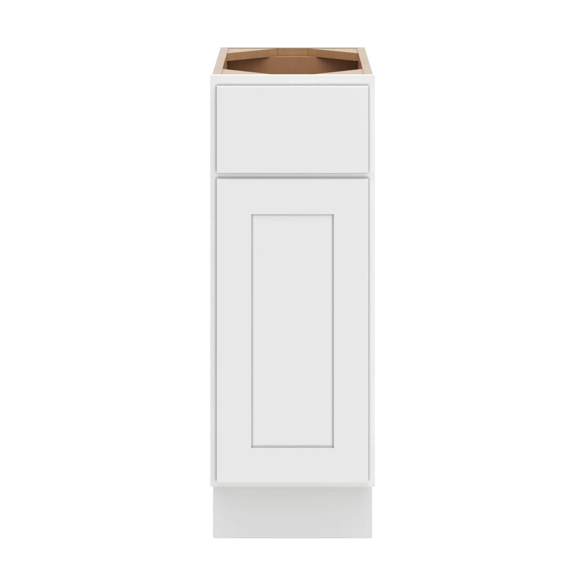 cnc luxor white 12 w single door vanity base cabinet