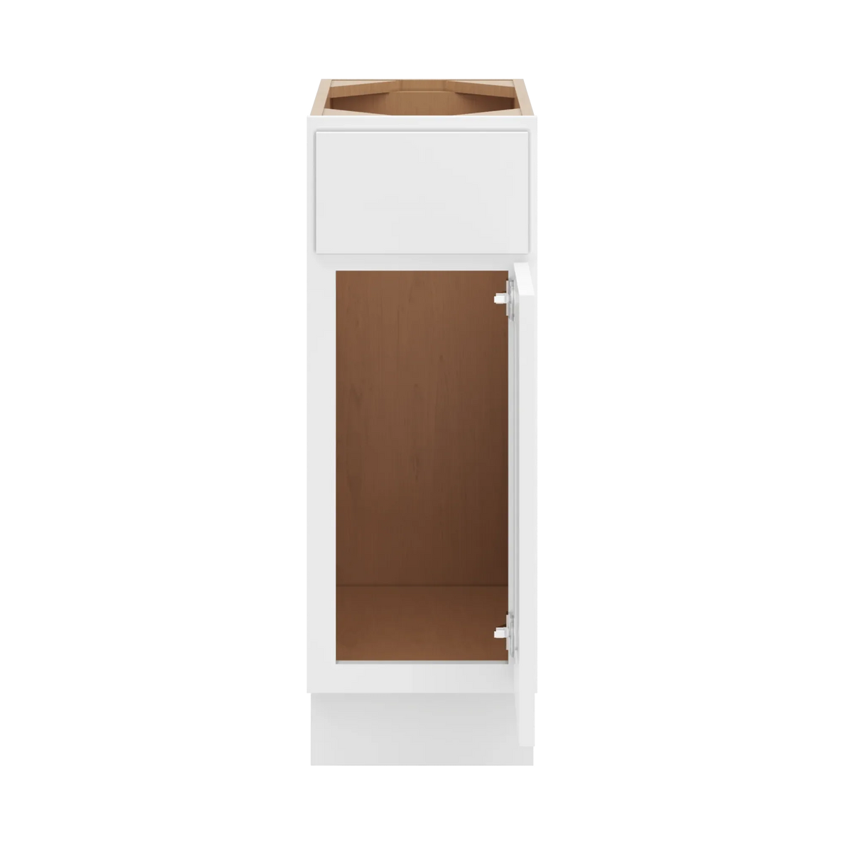 cnc luxor white 12 w single door vanity base cabinet
