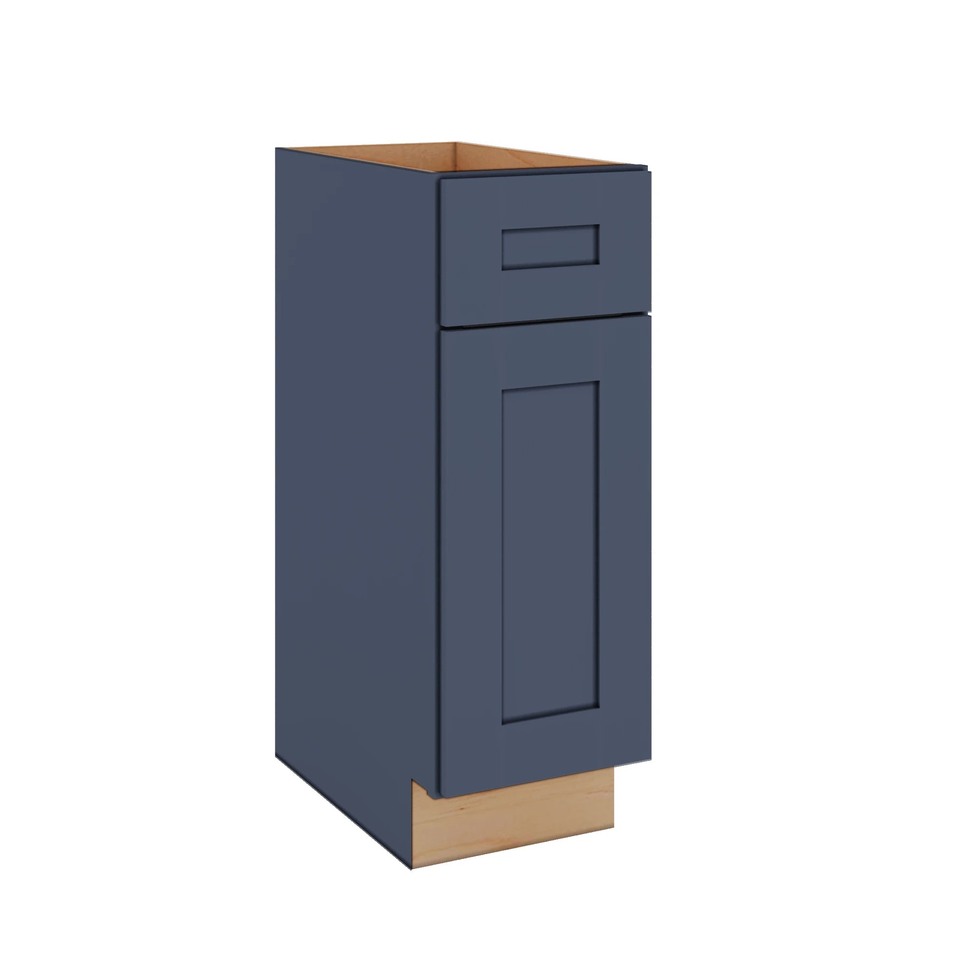 Modernform Cabinet Signature Blue 12" W X 34 1/2" H X 21" D Base 1 Door/1 Drawer