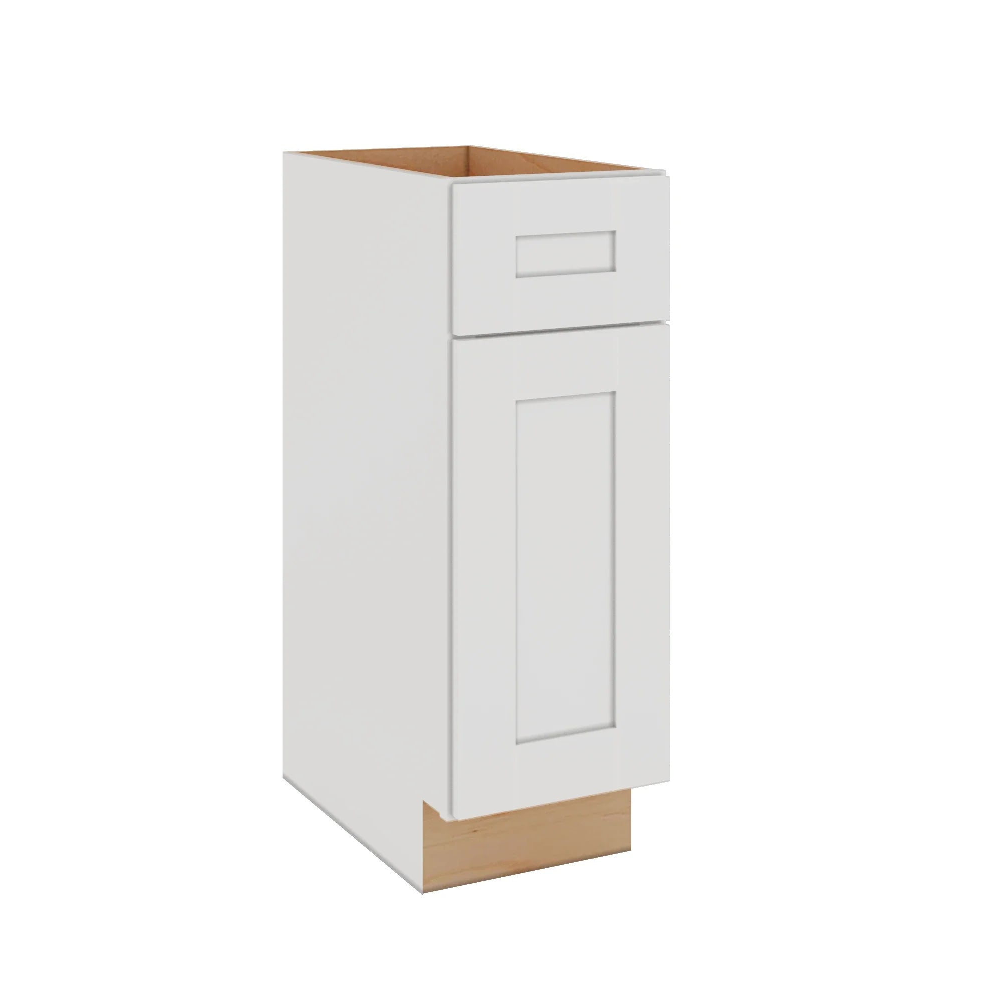 Modernform Cabinet White Shaker 12" W X 34 1/2" H X 21" D Base 1 Door/1 Drawer