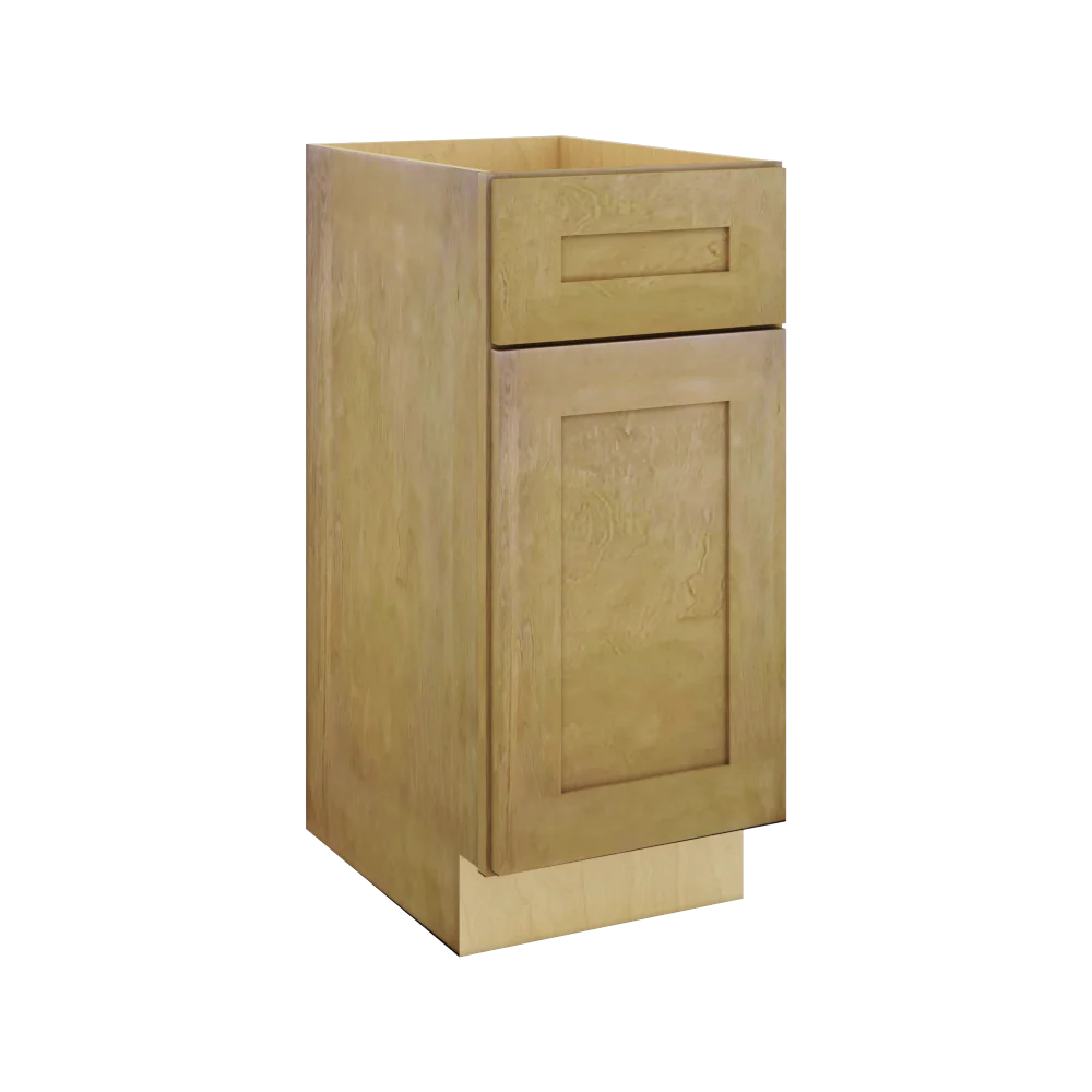 Modernform Cabinet Natural Shaker 15" W X 34 1/2" H X 21" D Base 1 Door/1 Drawer