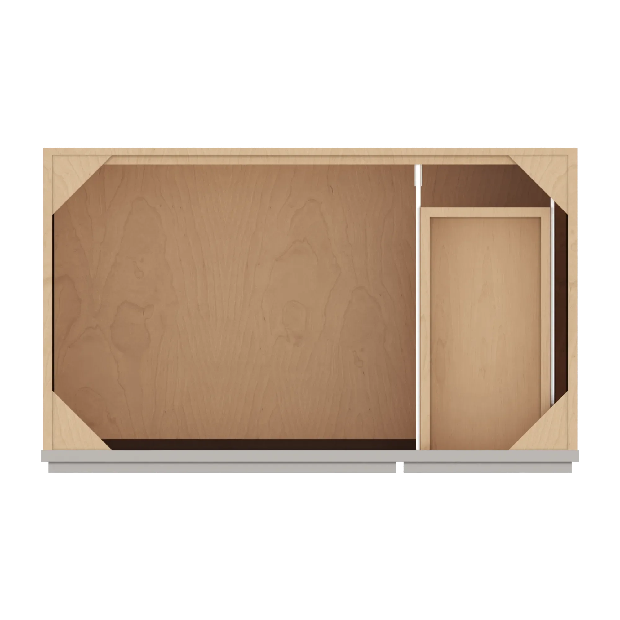 cnc luxor 5 piece misty grey 36 w 3 door vanity base cabinet