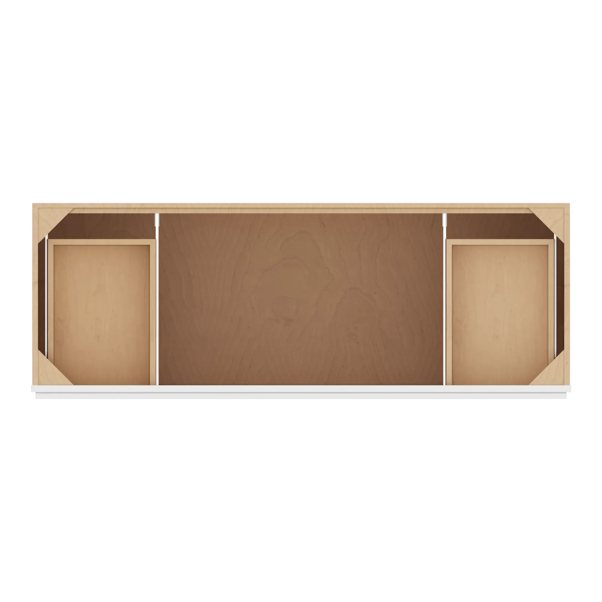 cnc luxor white 60 w four door vanity base cabinet