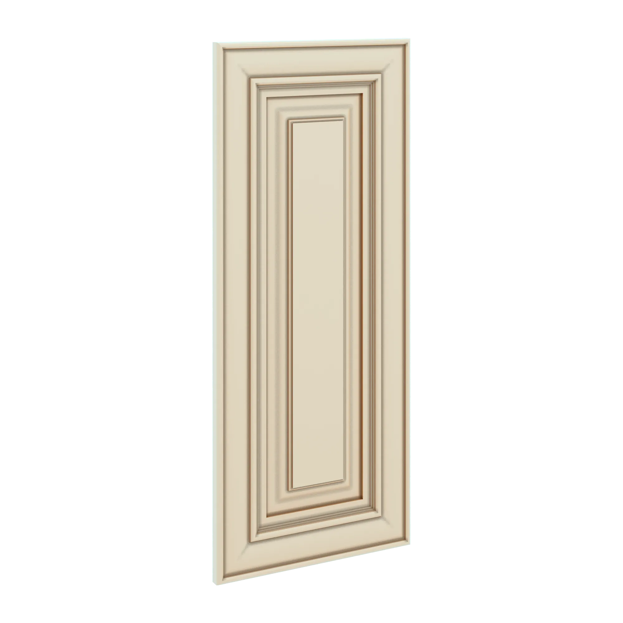 J&K Creme Glazed A7 Vanity Drawer Front 12" W x 28 1/2" H x 3/4" D