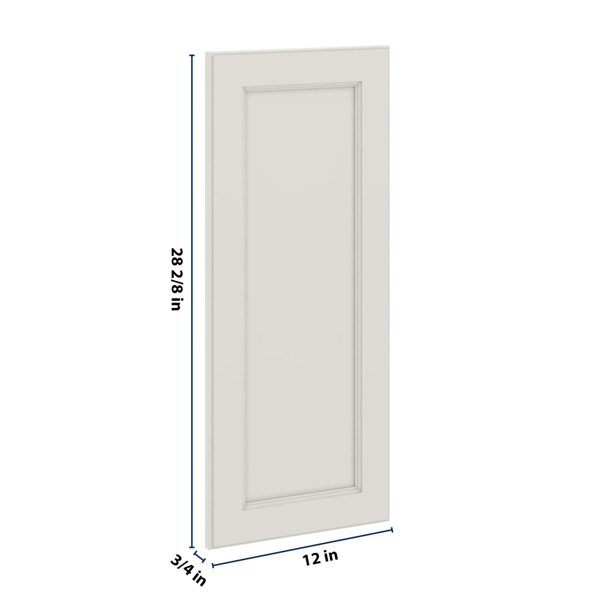 J&K Dove E1 Vanity Drawer Front 12" W x 28 1/2" H x 3/4" D
