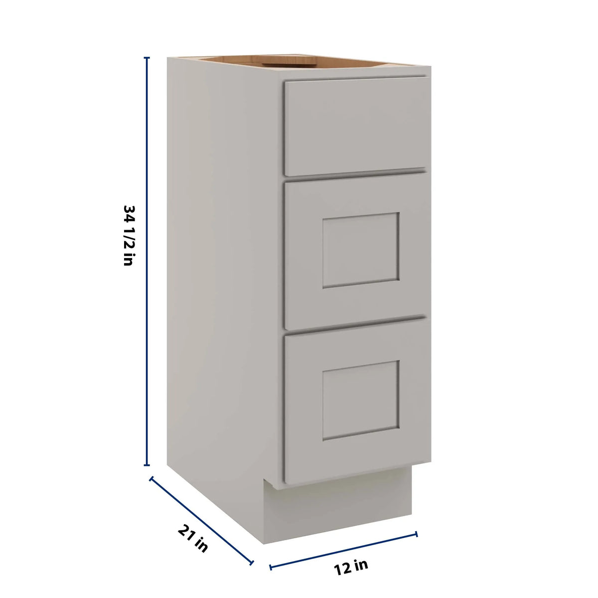 cnc-luxor-misty-grey-12-w-vanity-drawer-base-cabinet-handicap-accessible