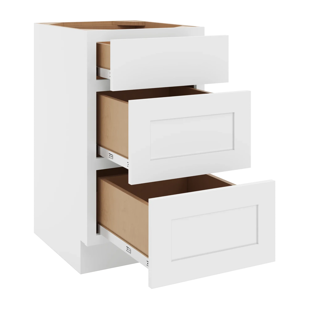 cnc luxor white 18 w vanity drawer base cabinet handicap accessible