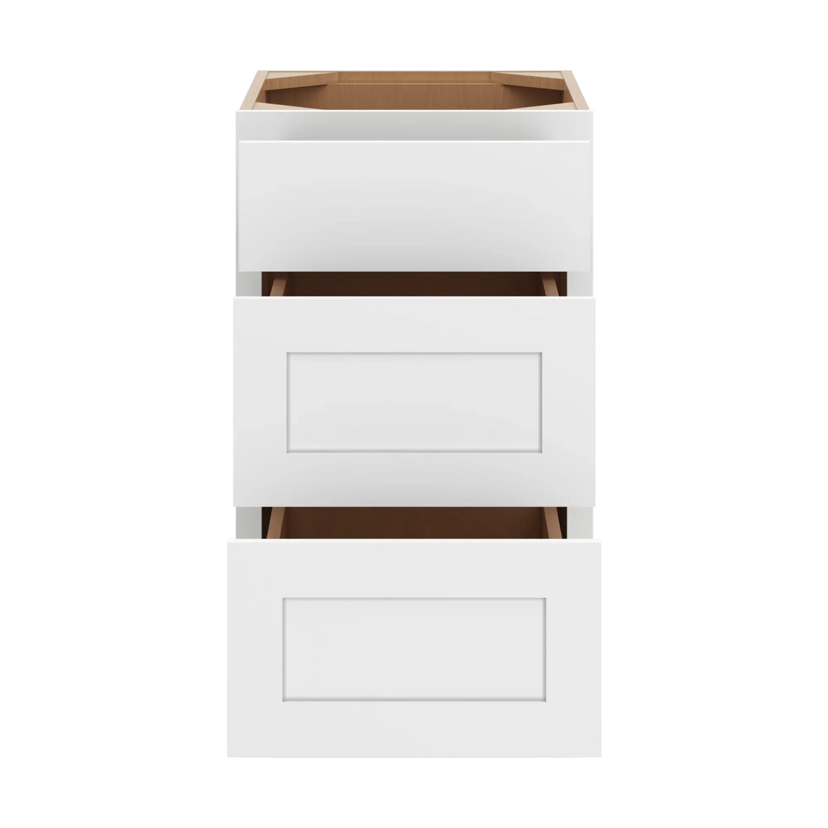 cnc luxor white 18 w vanity drawer base cabinet handicap accessible