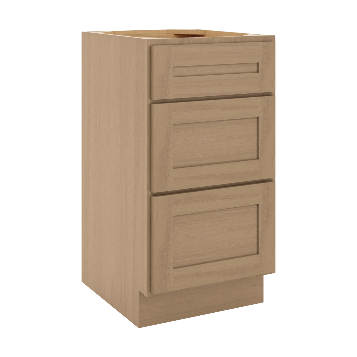 CNC Luxor 5-Piece Harvest 18" W Vanity Drawer Base Cabinet