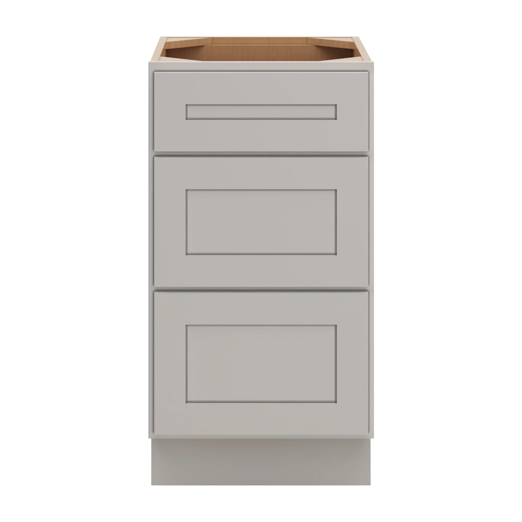 cnc luxor 5 piece misty grey 18 w vanity drawer base cabinet