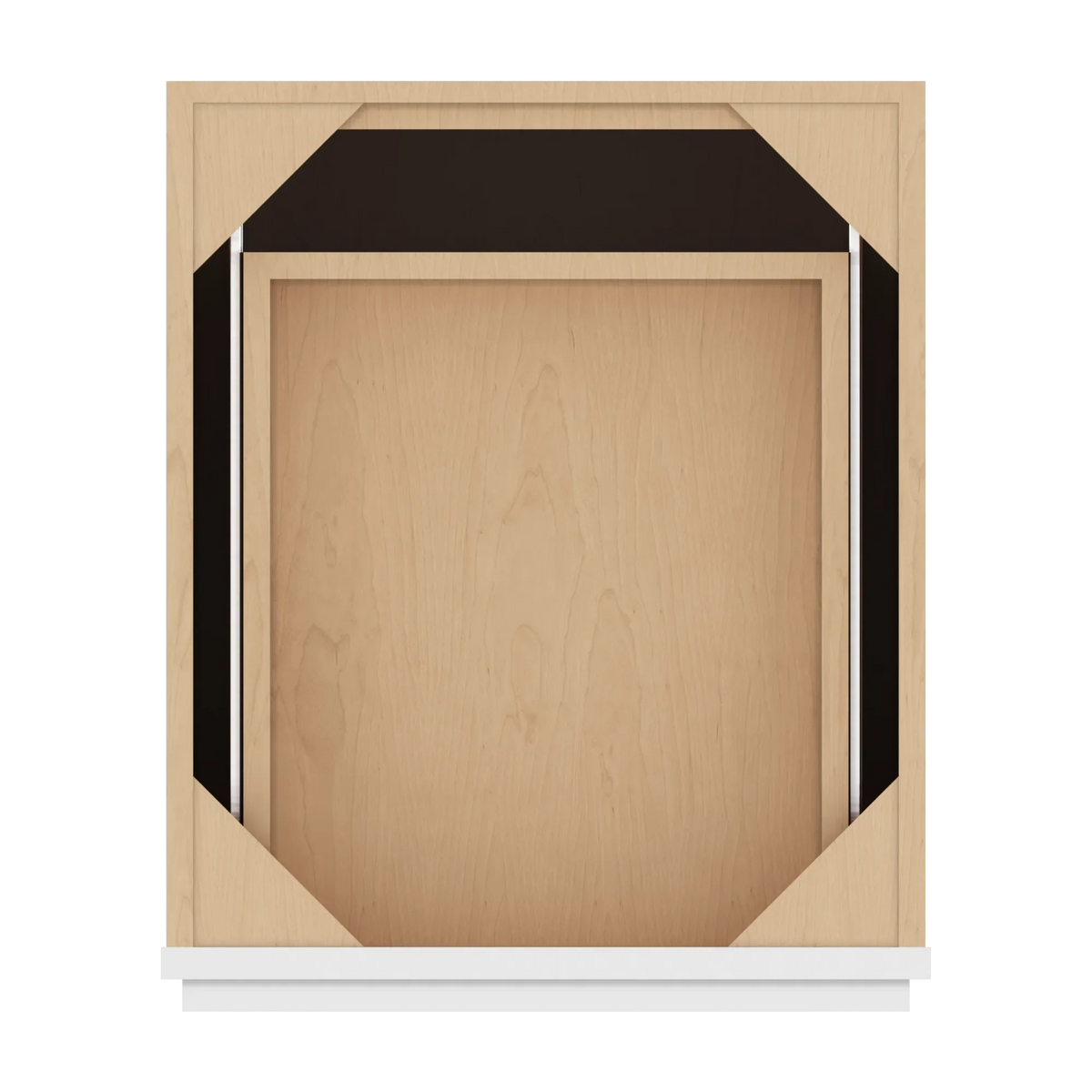 cnc luxor white 18 w vanity drawer base cabinet