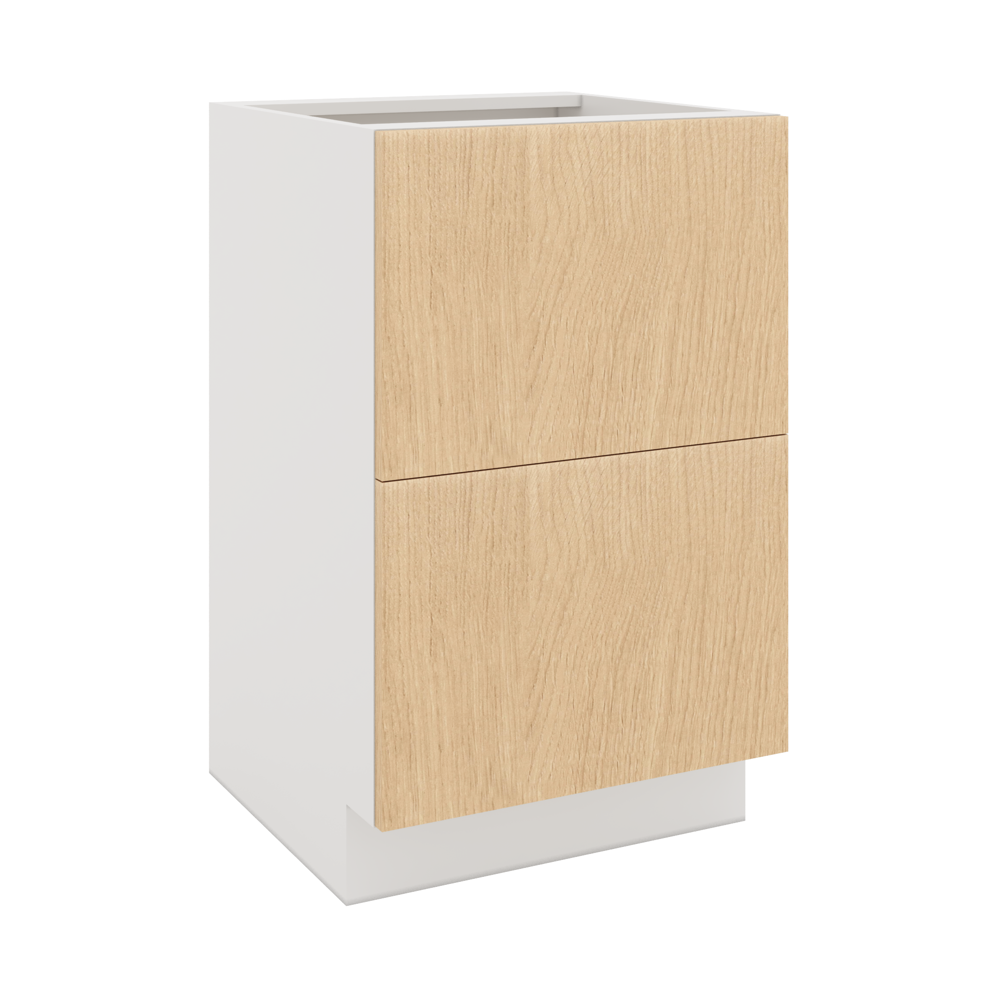 Modernform Cabinet Natural Oak 21" W X 34 1/2" H X 21" D Vanity Base with 2 Drawers