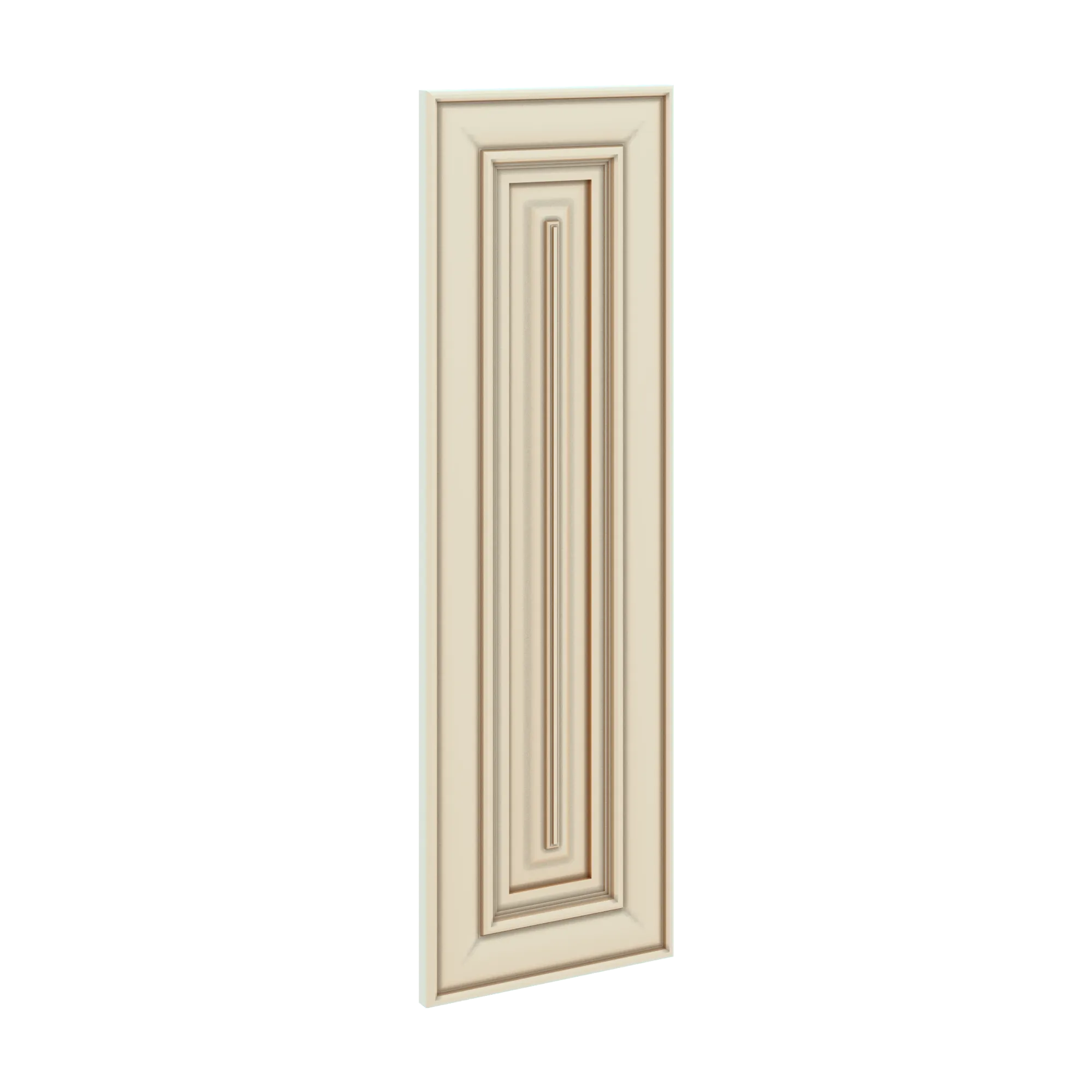 J&K Creme Glazed A7 Vanity Drawer Front 09" W x 28 1/2" H