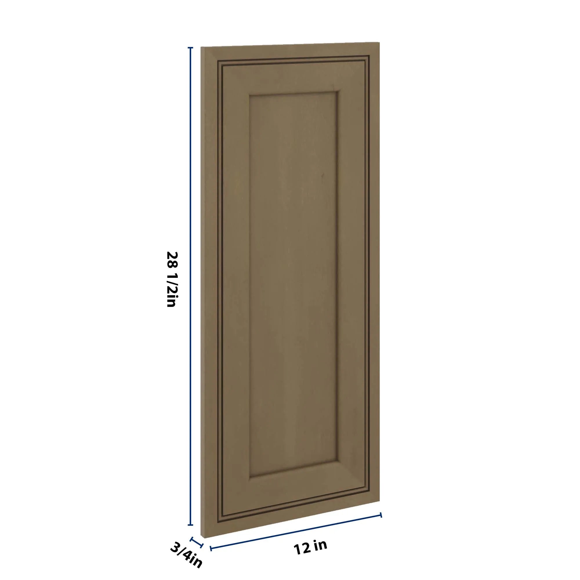 J&K Hazel H8 Vanity Drawer Front 12" W x 28 1/2" H