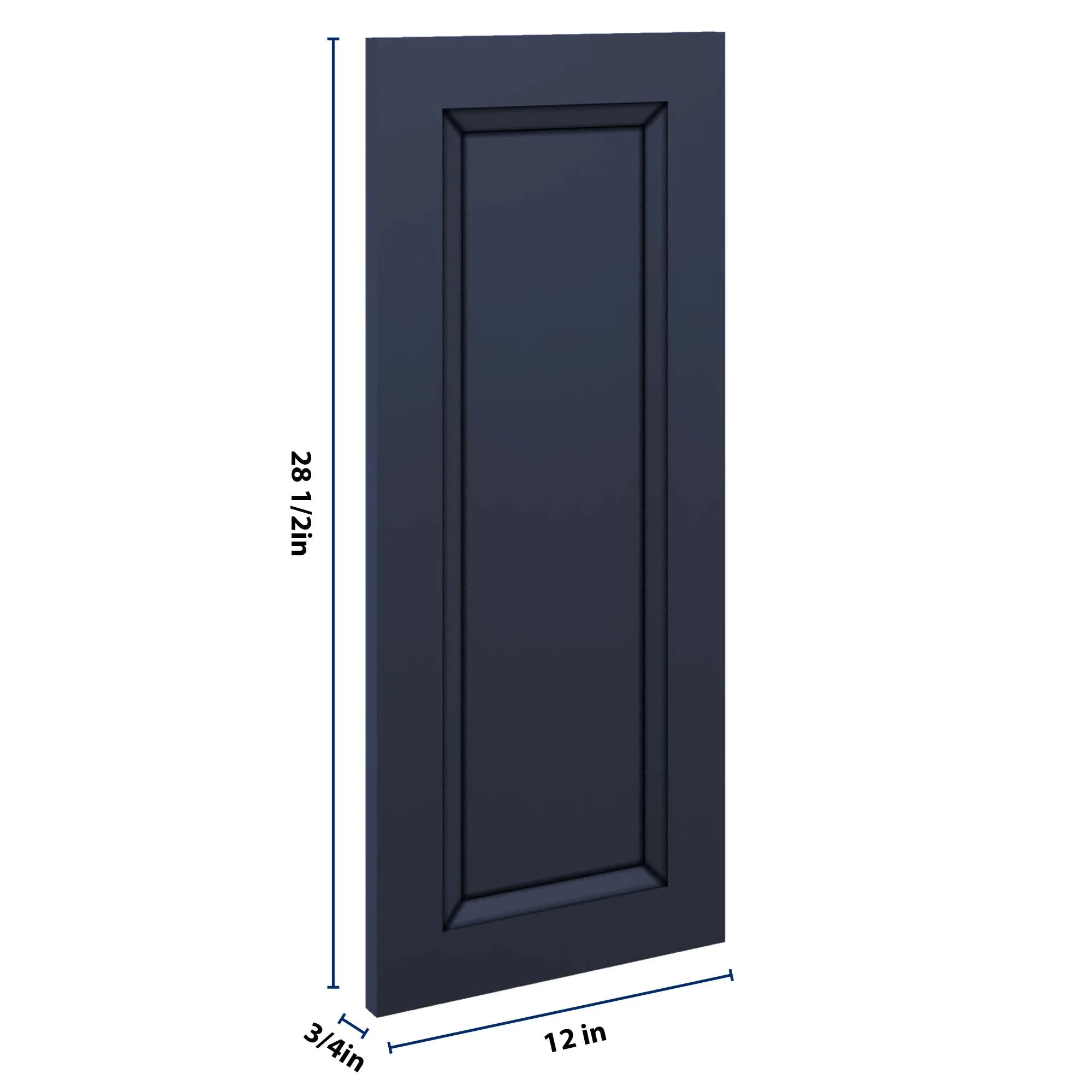 J&K Naval B7 Vanity Drawer Front 12" W x 28 1/2" H