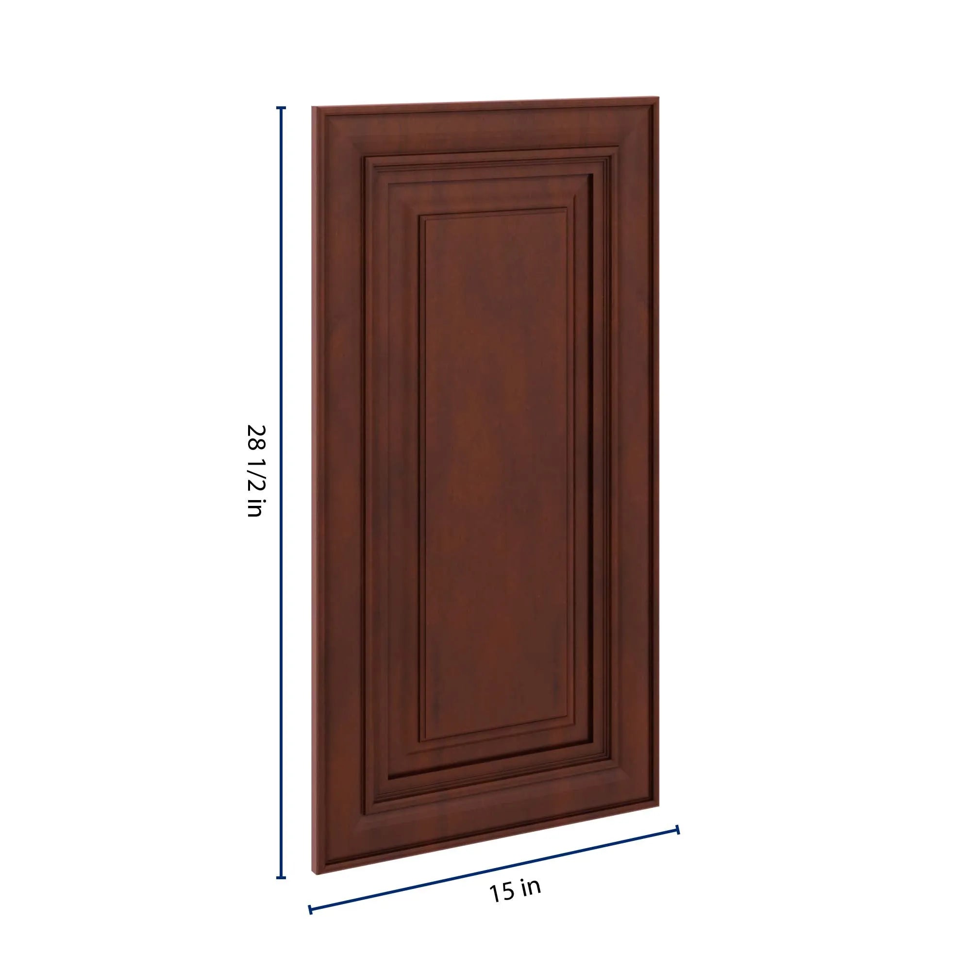 J&K Mahogany J5 Vanity Drawer Front 15" W x 28 1/2" H