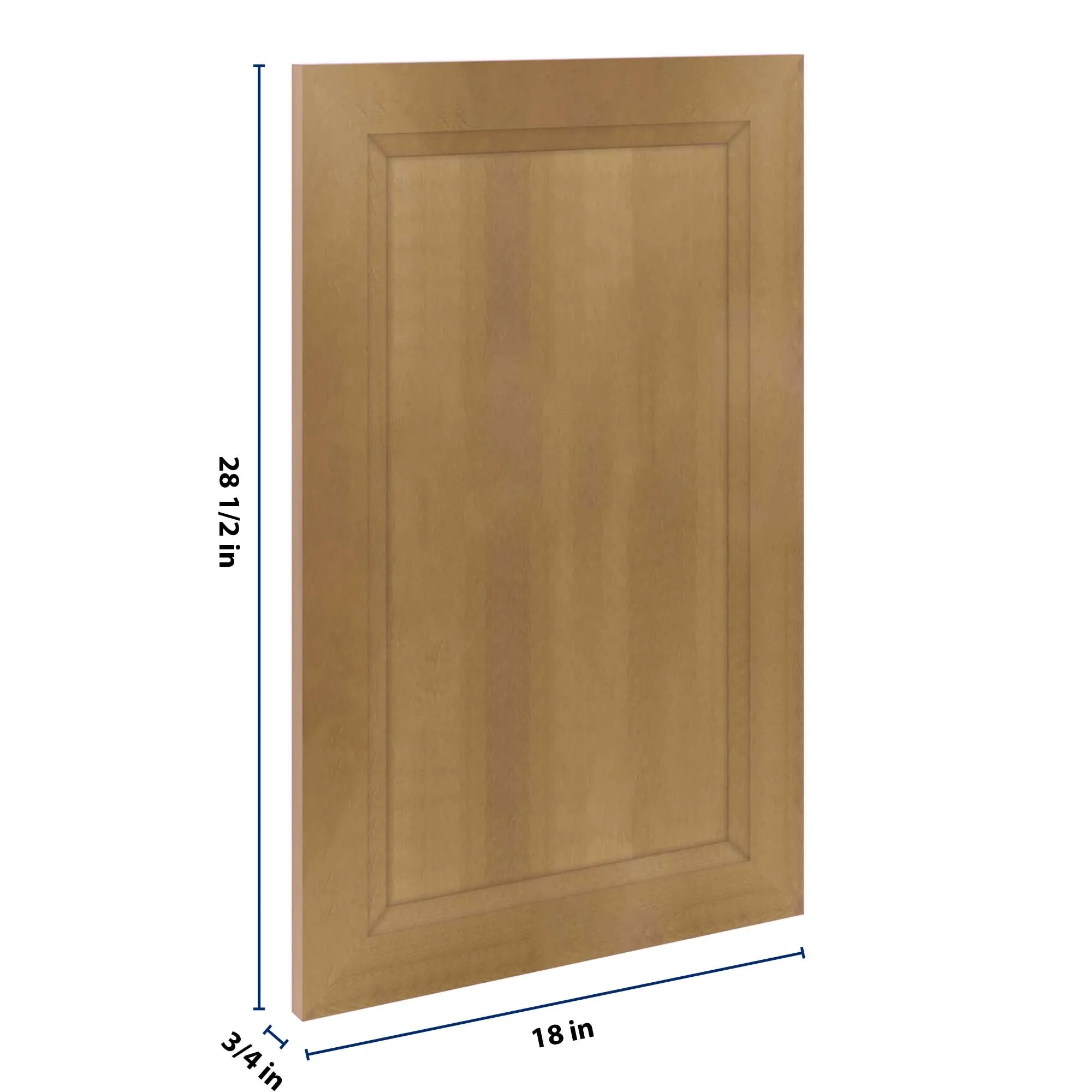 J&K Butterscotch B8 Vanity Drawer Front 18" W x 28 1/2" H