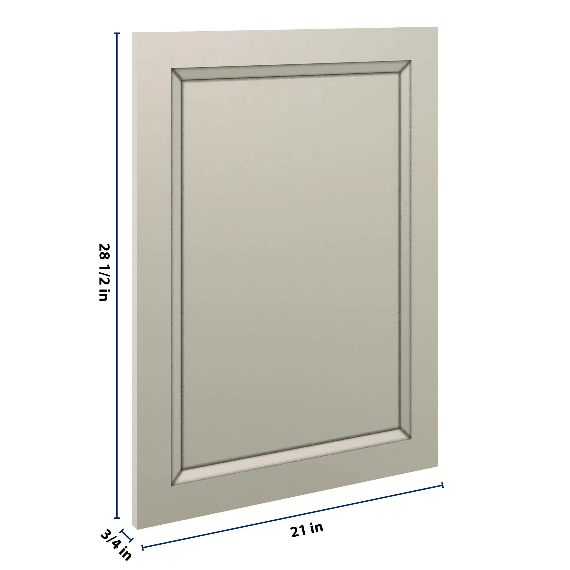 J&K Pebble B6 Vanity Drawer Front 21" W x 28 1/2" H