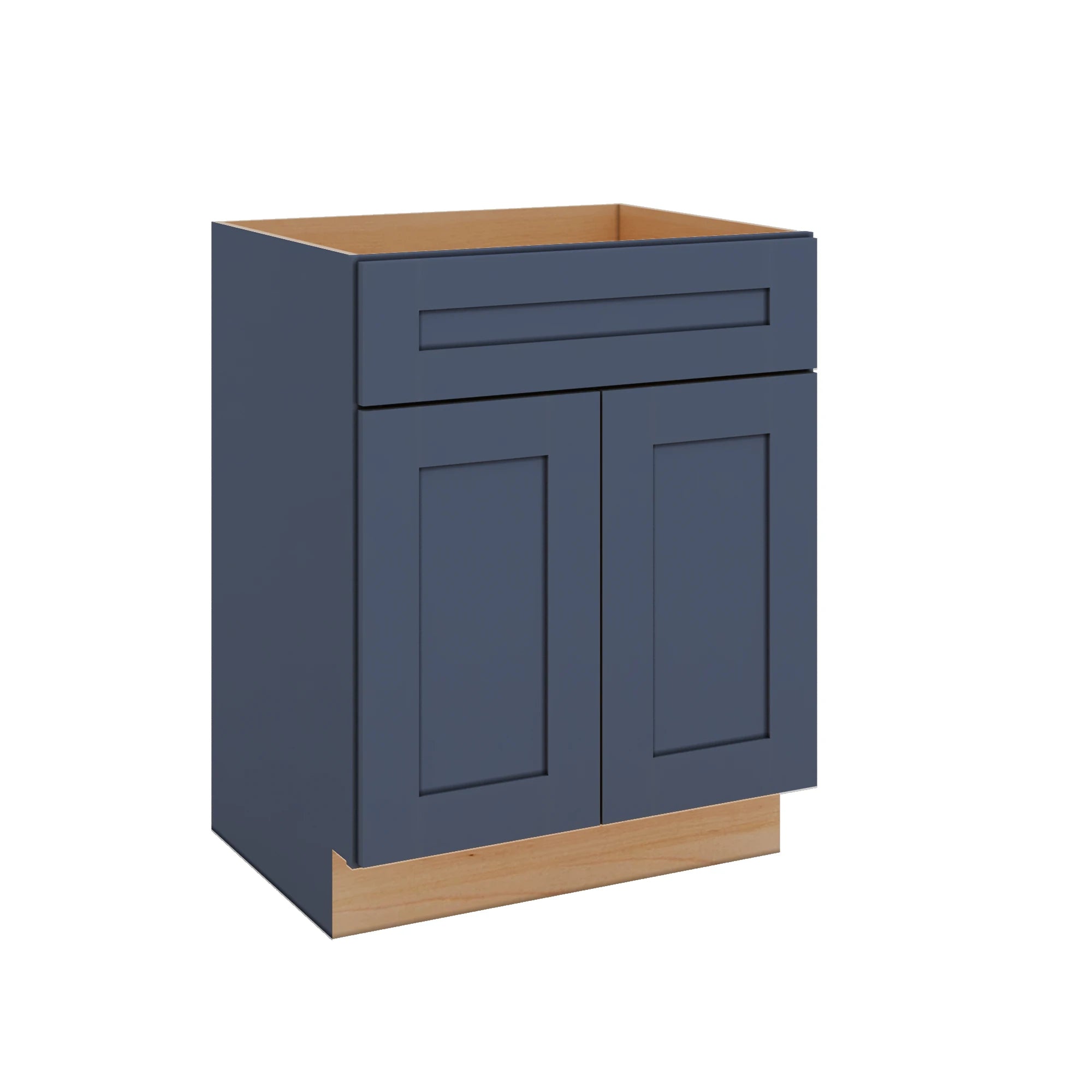 Modernform Cabinet Signature Blue 27" W X 34 1/2" H X 21" D Sink Base 2 Doors/1 False Front