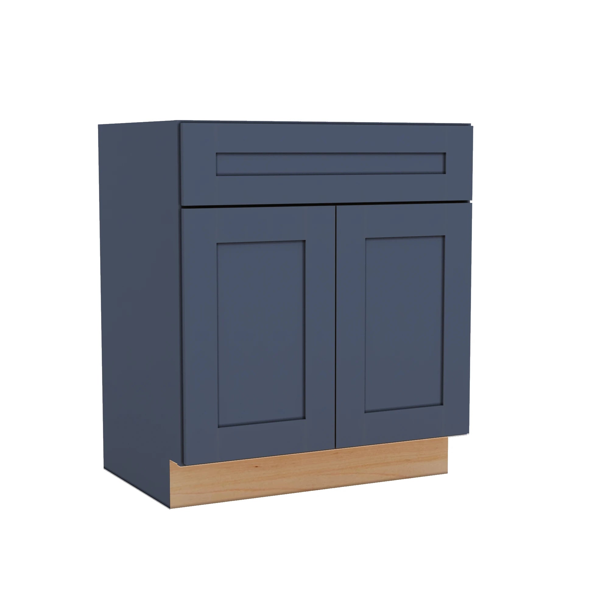 Modernform Cabinet Signature Blue 30" W X 34 1/2" H X 21" D Sink Base 2 Doors/1 False Front