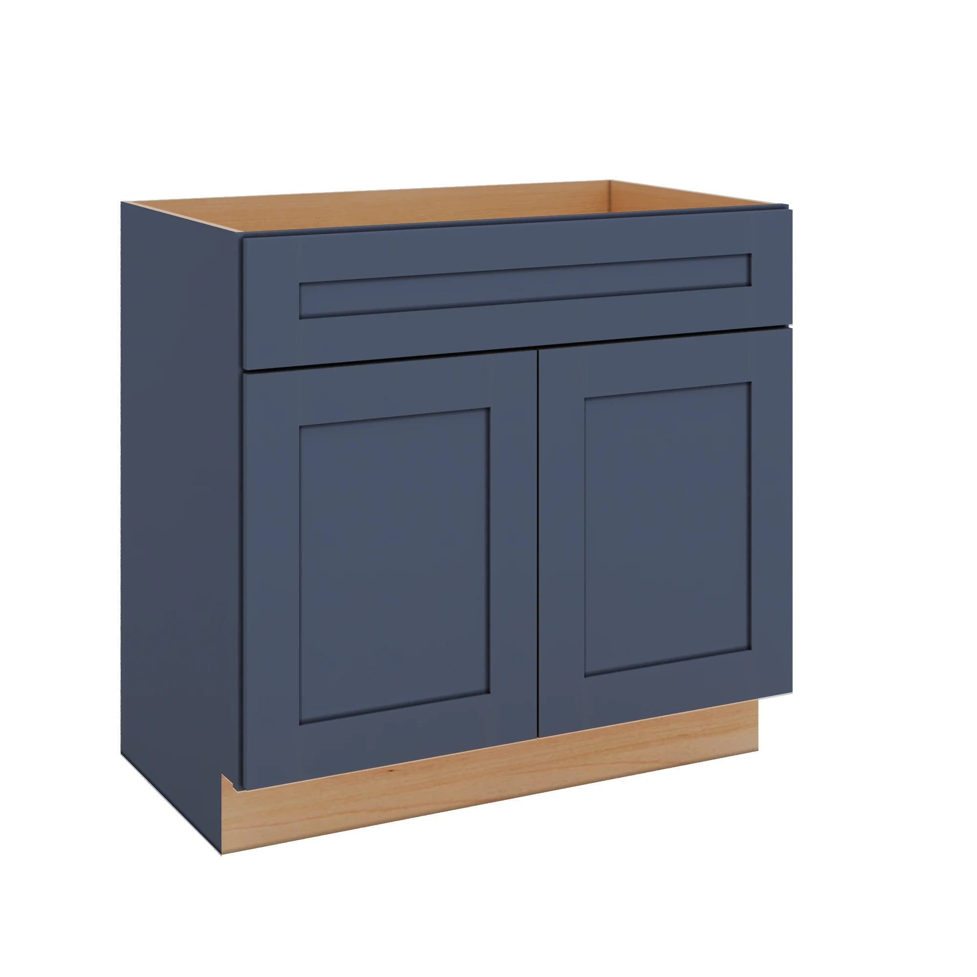 Modernform Cabinet Signature Blue 36" W X 34 1/2" H X 21" D Sink Base 2 Doors/1 False Front