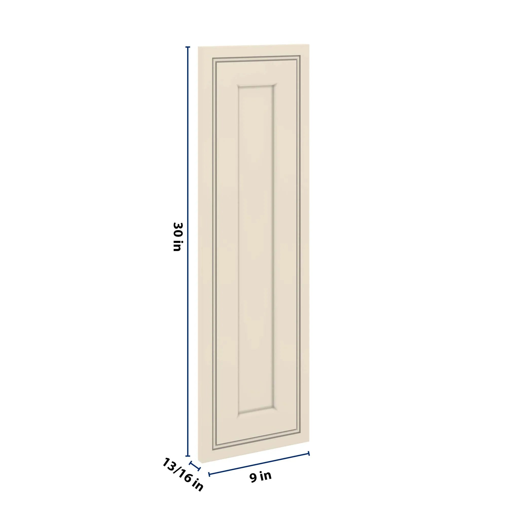 J&K Pearl Glazed H9 Dummy Door Panel 09" W x 30" H