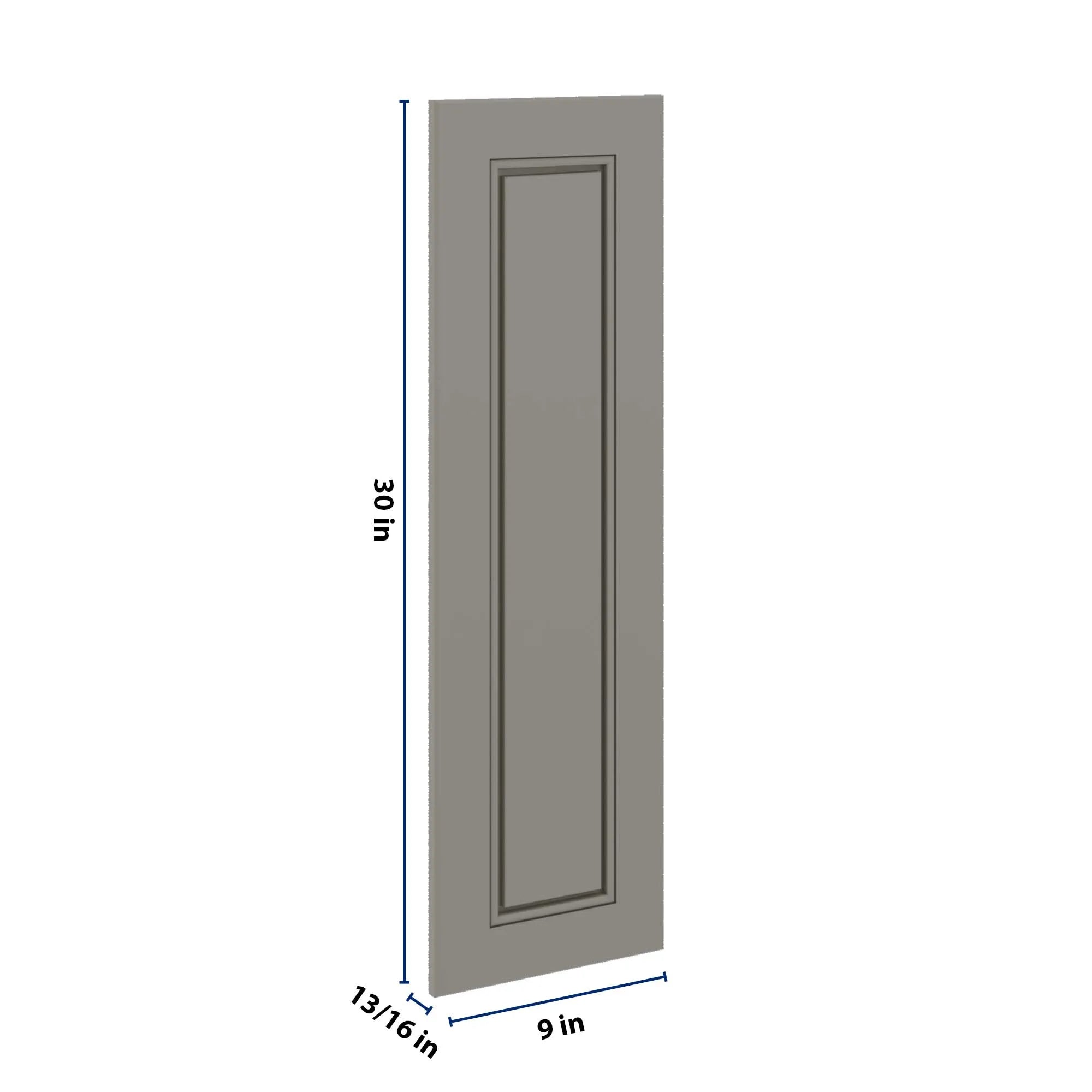 J&K Greige K3 Dummy Door Panel 09" W x 30" H