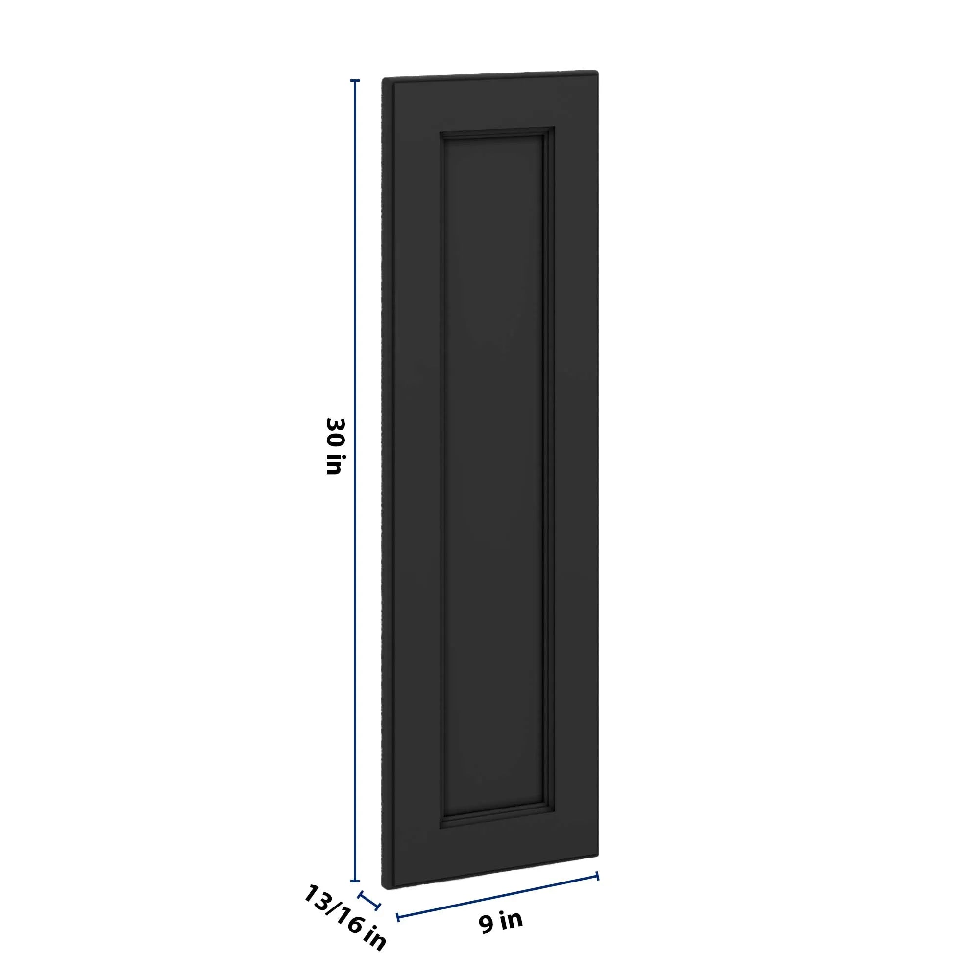 J&K Charcoal E2 Dummy Door Panel 09" W x 30" H
