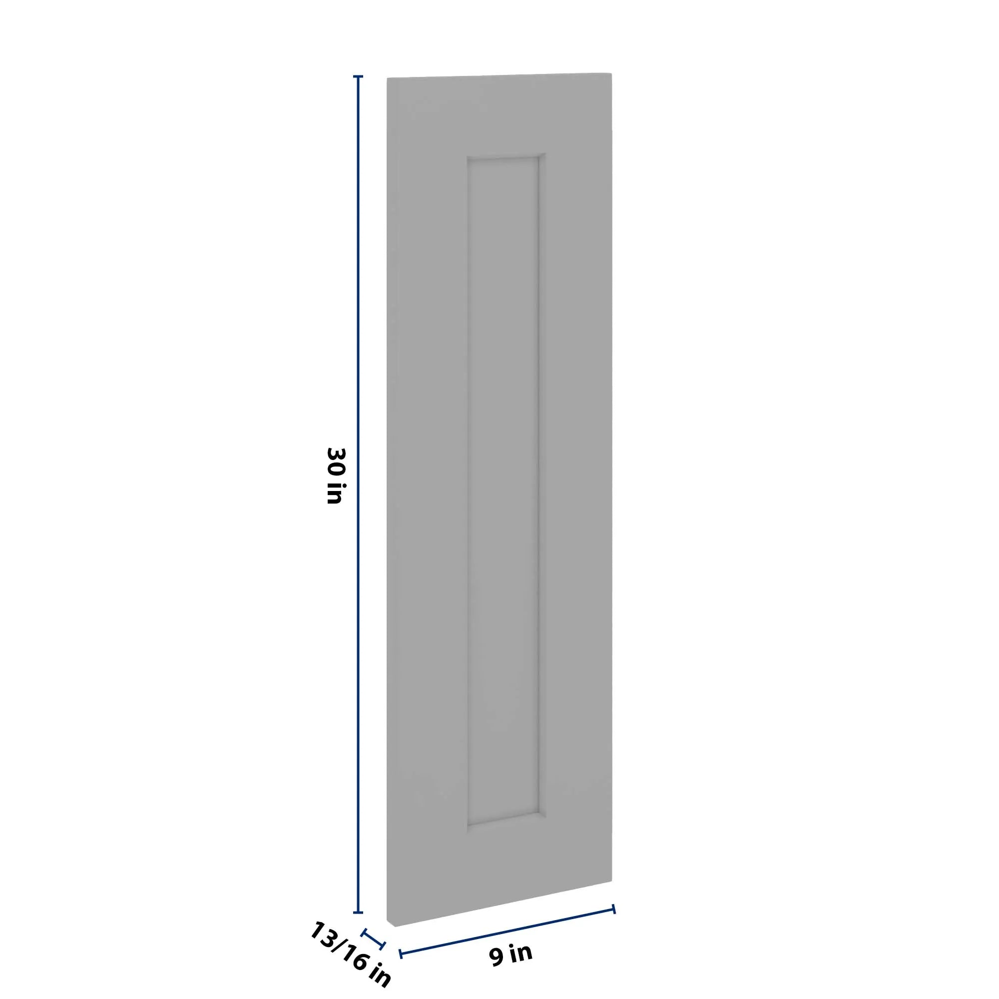 J&K Castle Grey S5 Dummy Door Panel 09" W x 30" H