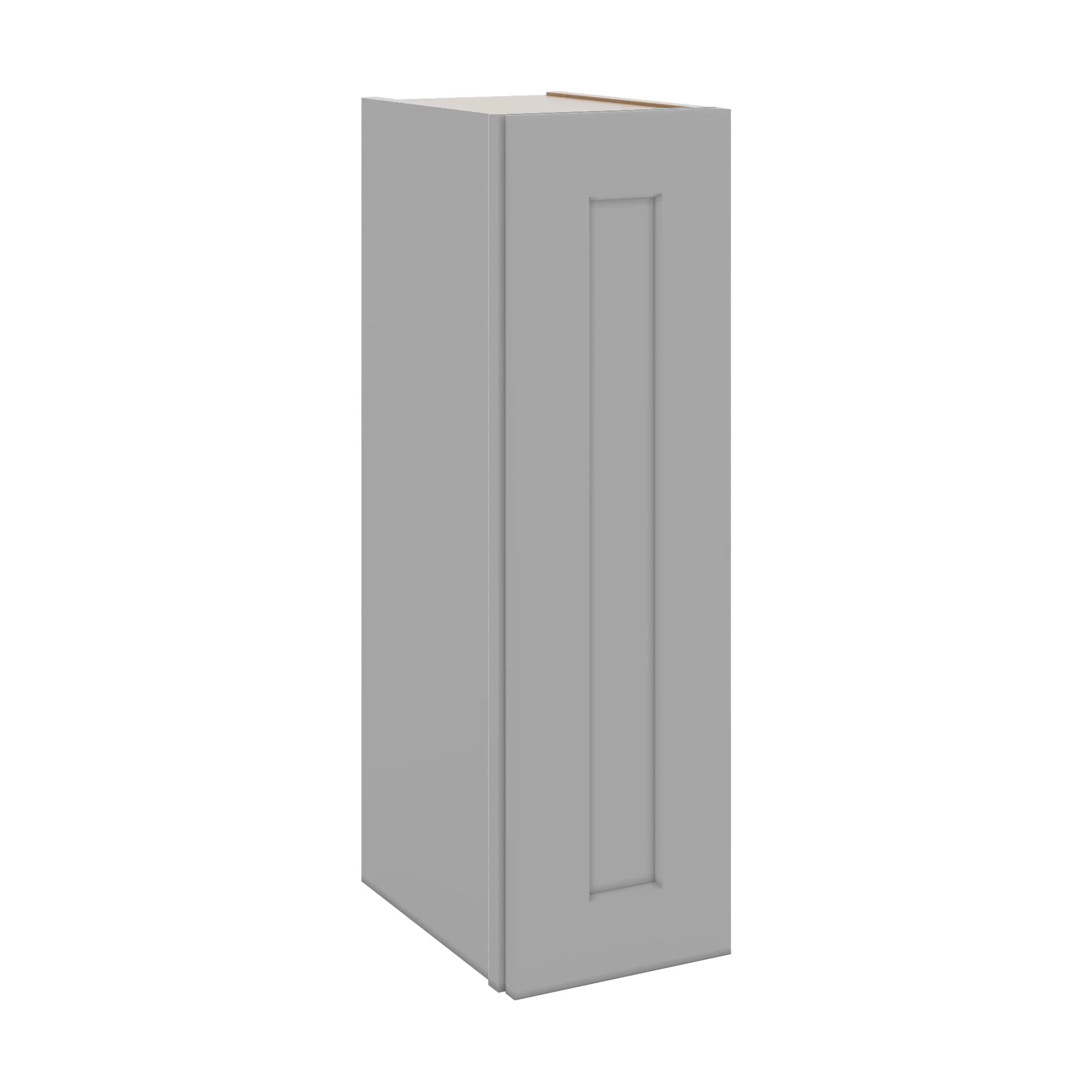 J&K Castle Grey S5 Single Door Wall Cabinet - 09" W x 30" H